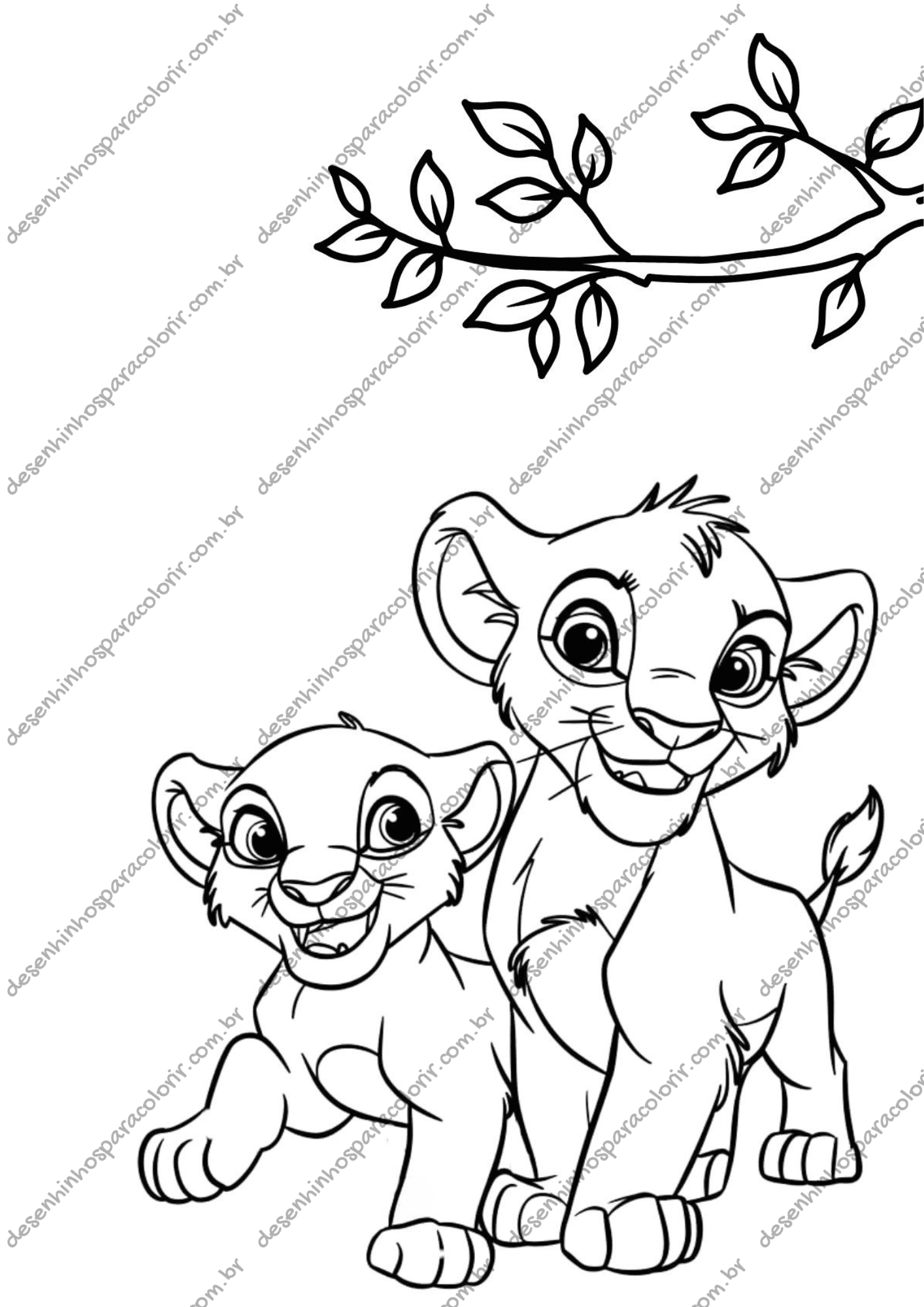 Desenho para Colorir Disney Desenho para Colorir Disney