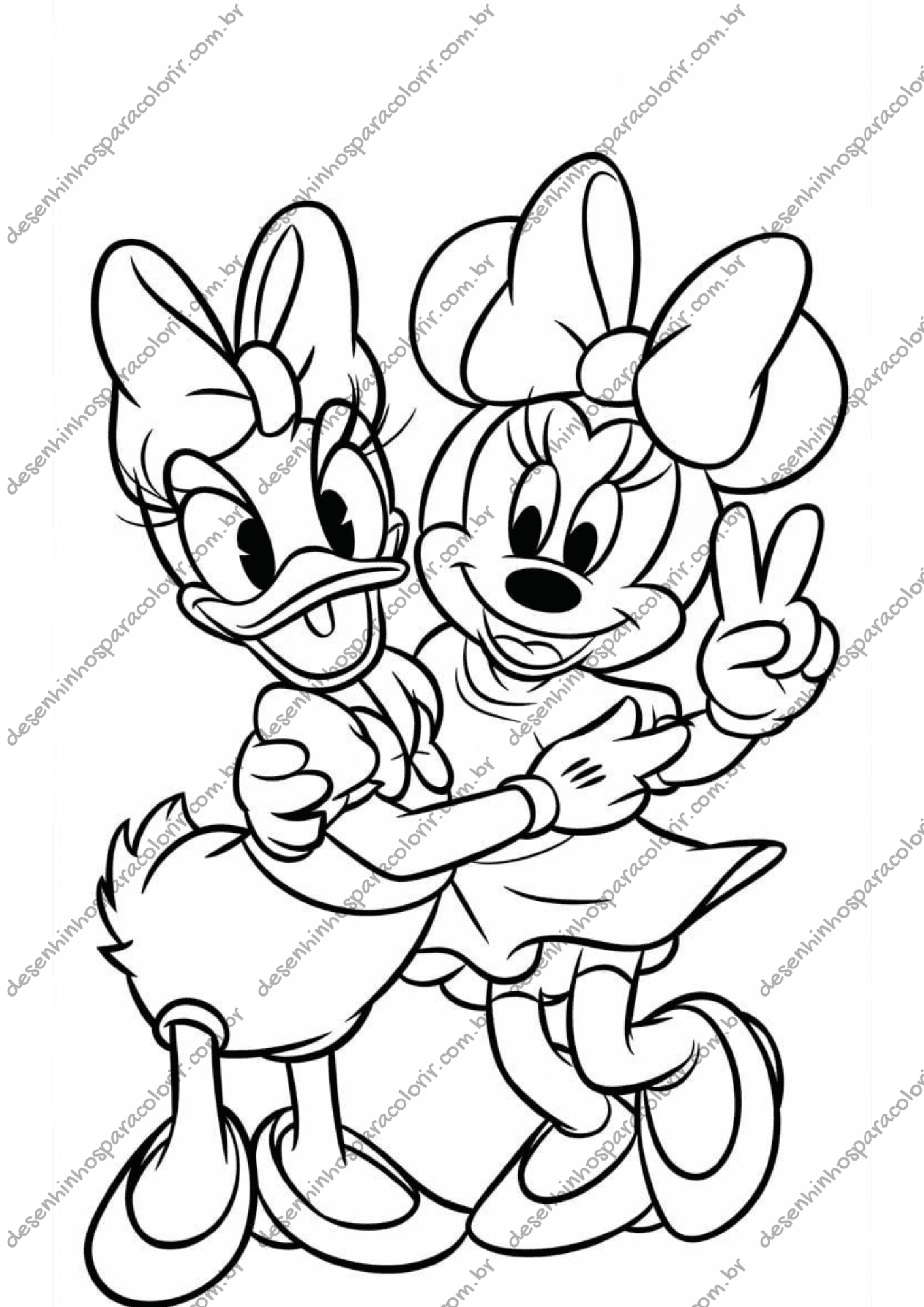 Desenho para Colorir Disney Desenho para Colorir Disney