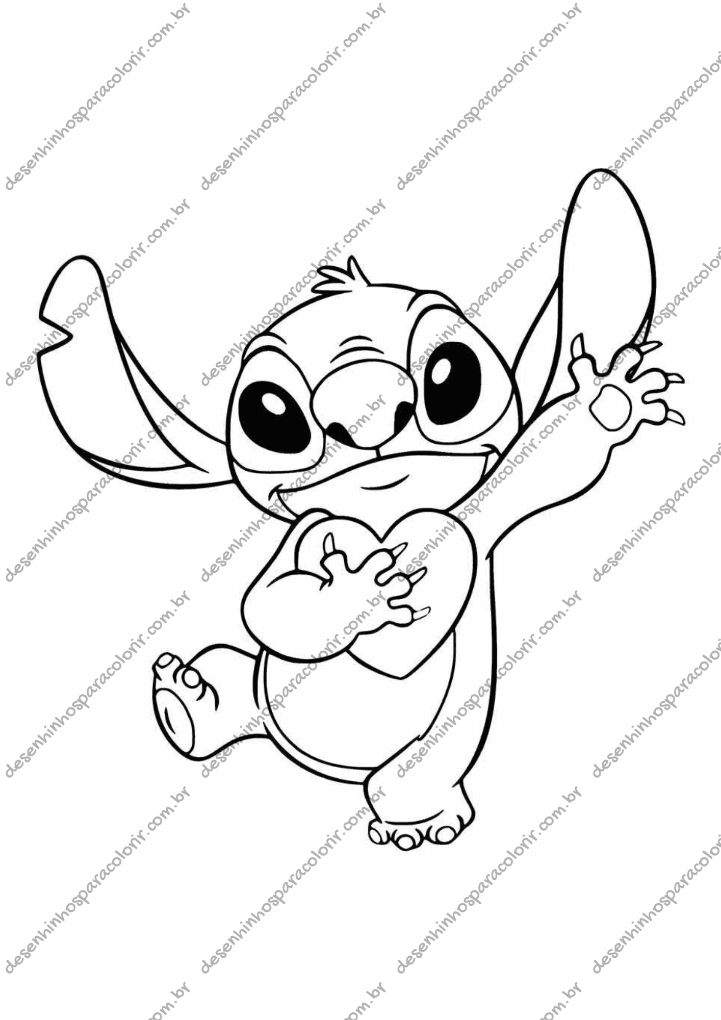 Desenho para Colorir Disney Desenho para Colorir Disney