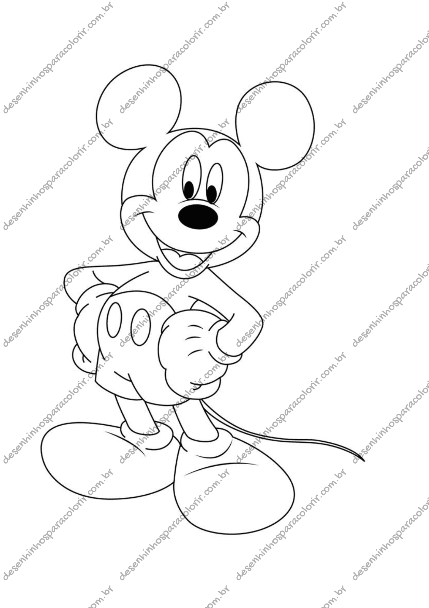 Desenho para Colorir Disney Desenho para Colorir Disney