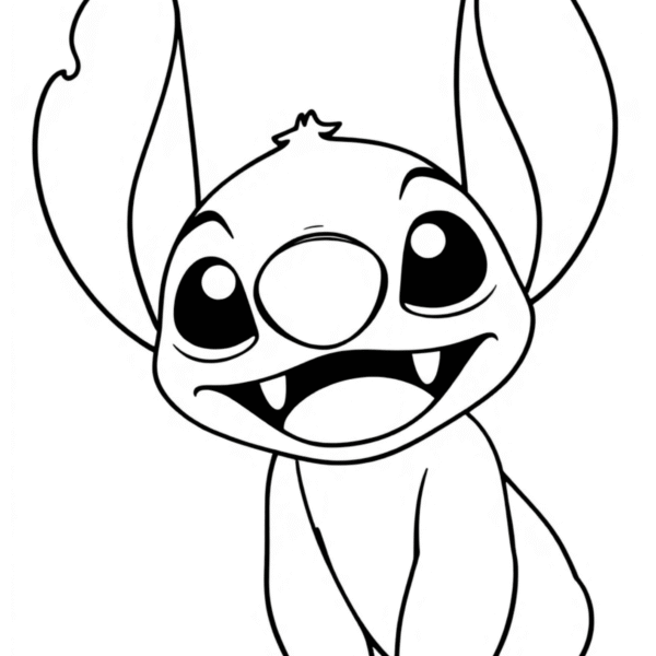 Desenho para Colorir Stitch