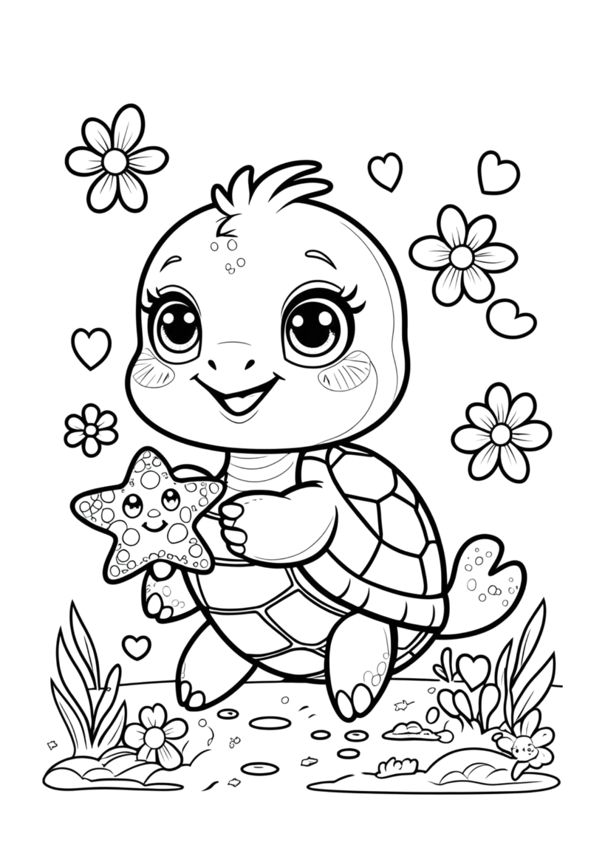 Desenho para Colorir Animais
