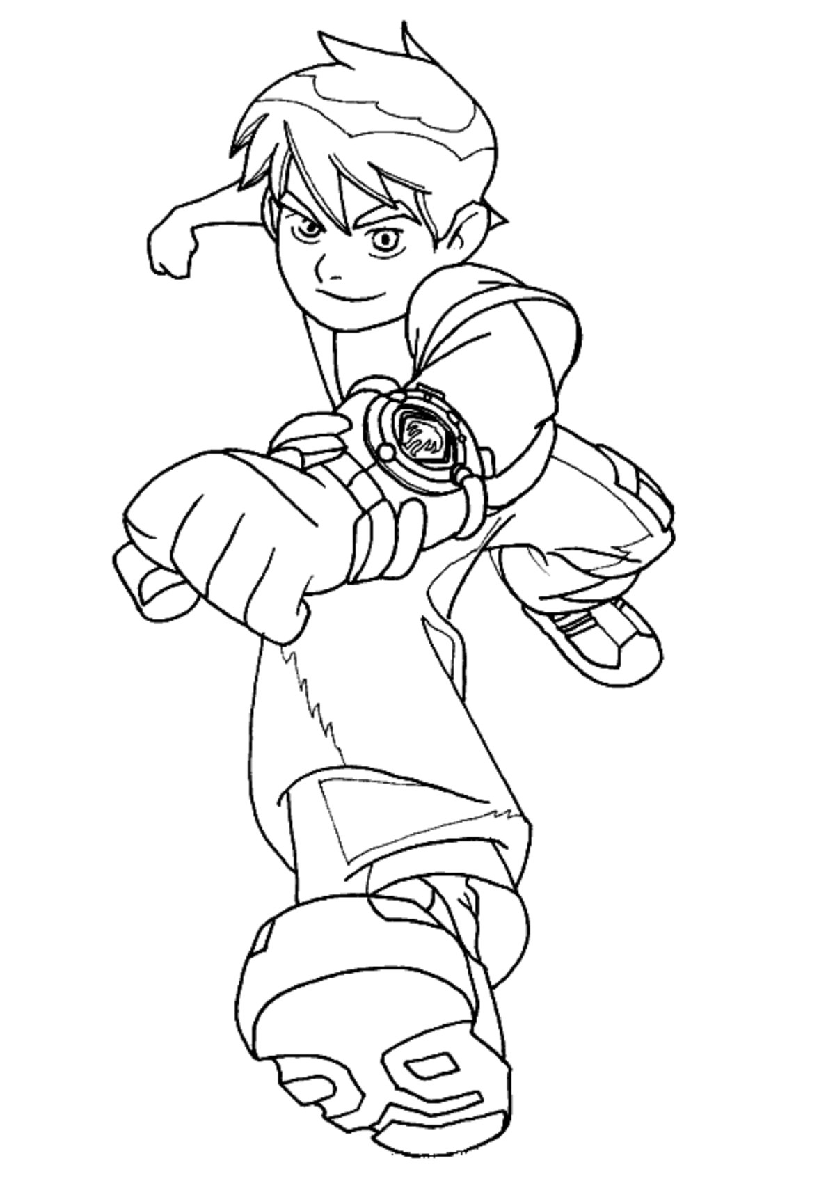 Desenho para Colorir Ben 10