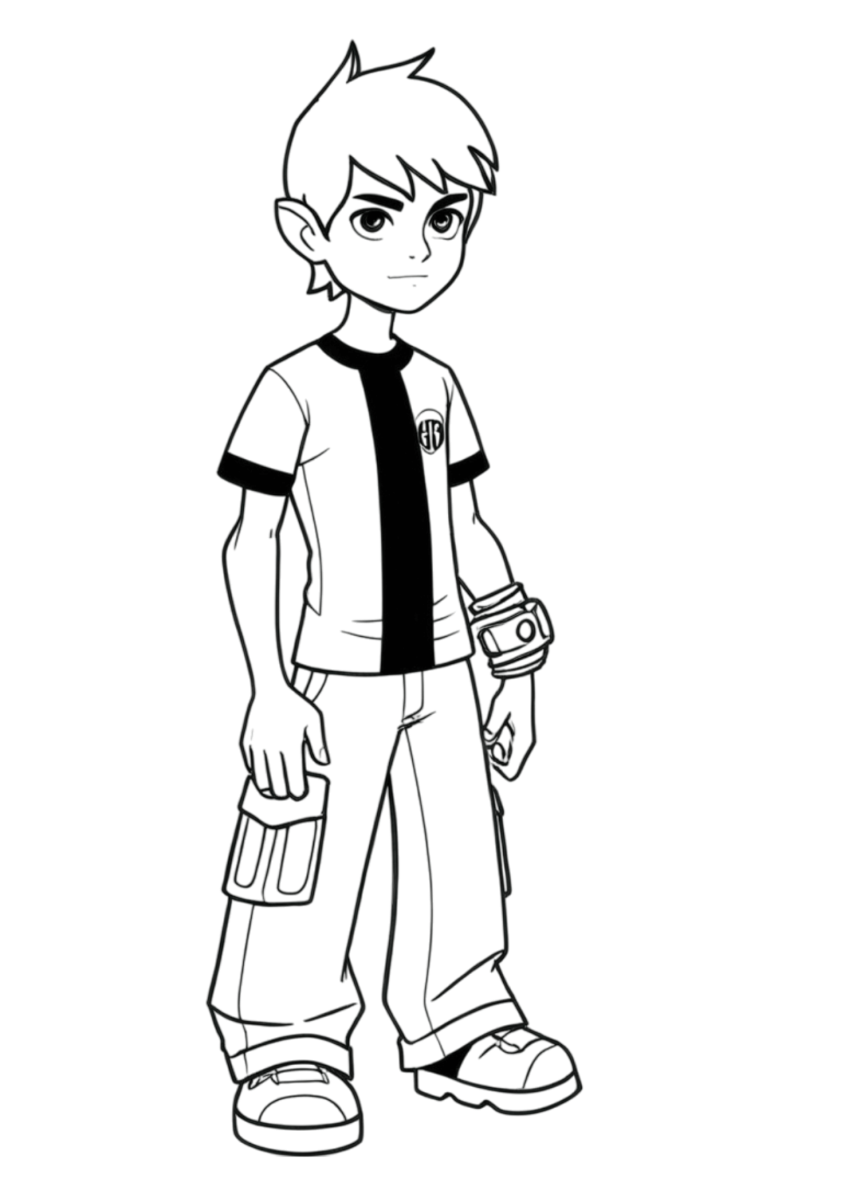 Desenho para Colorir Ben 10