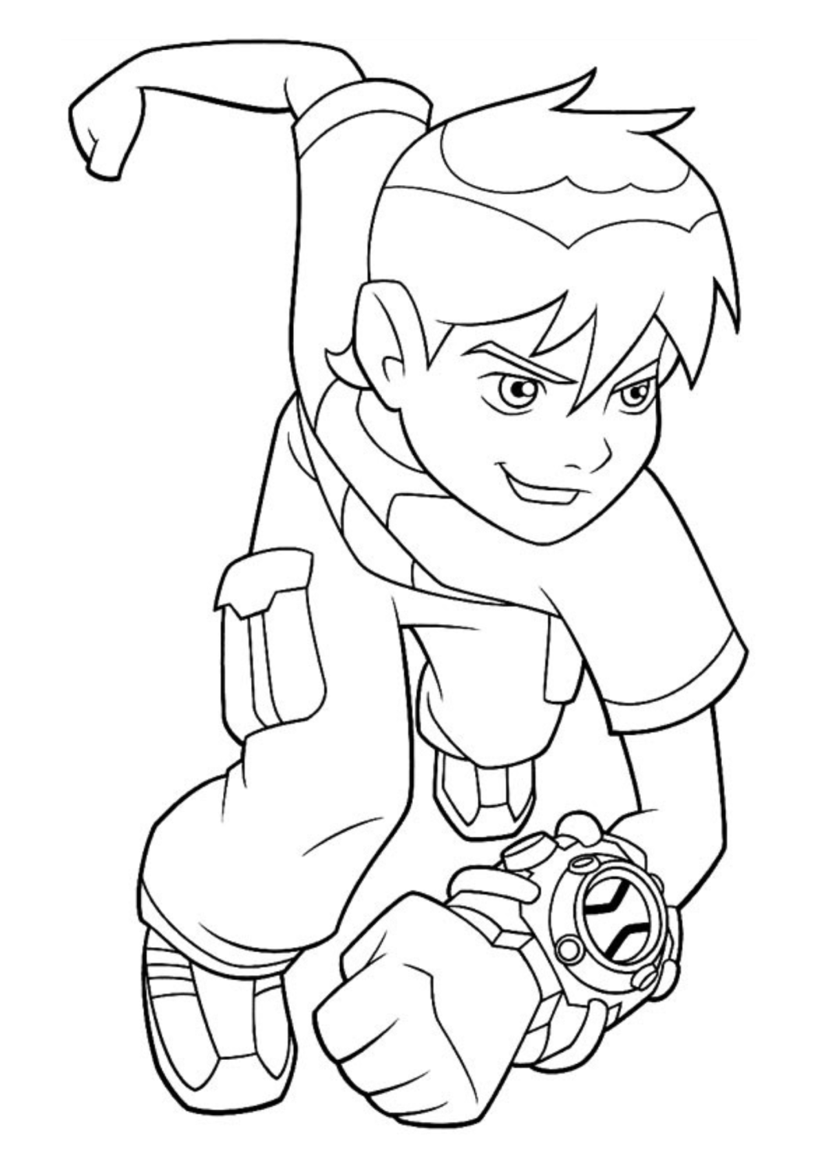 Desenho para Colorir Ben 10