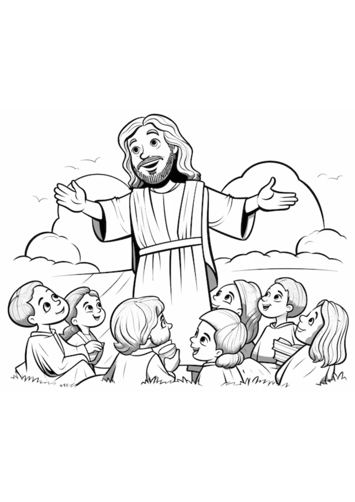 Desenho para Colorir Bíblico