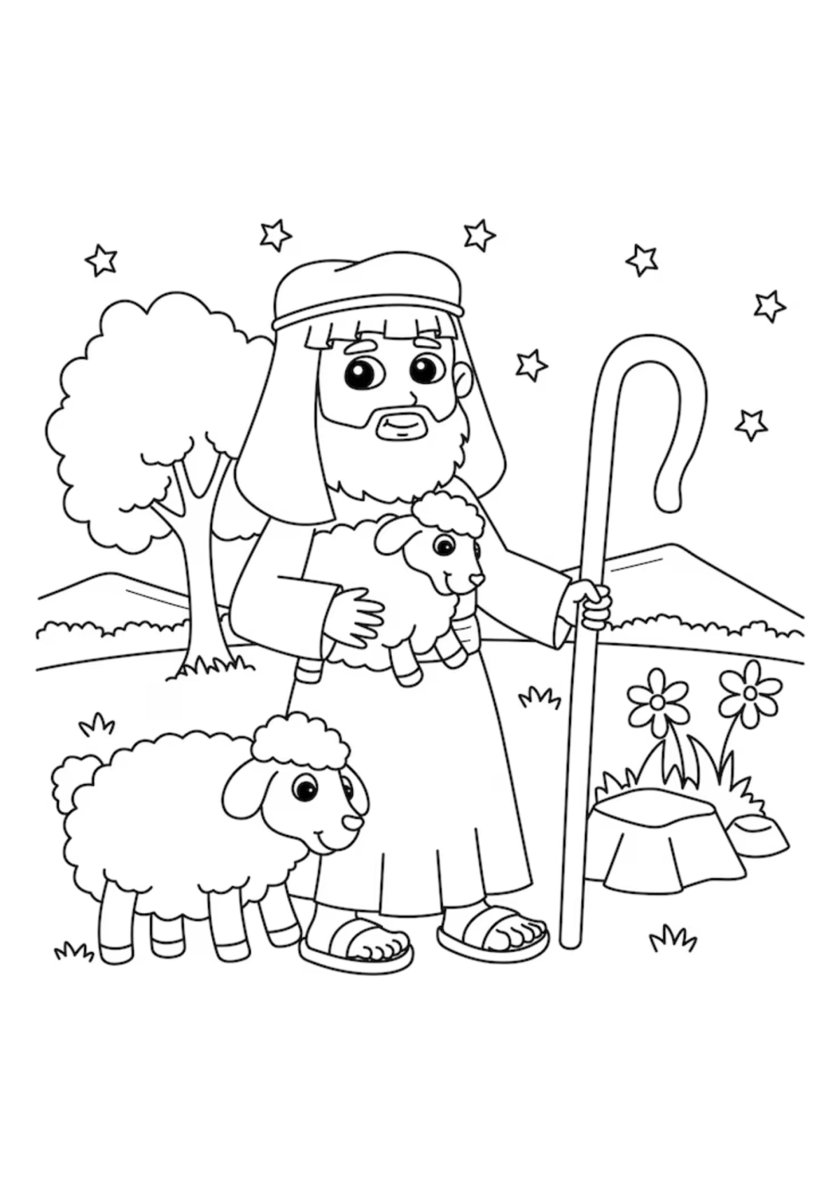 Desenho para Colorir Bíblico