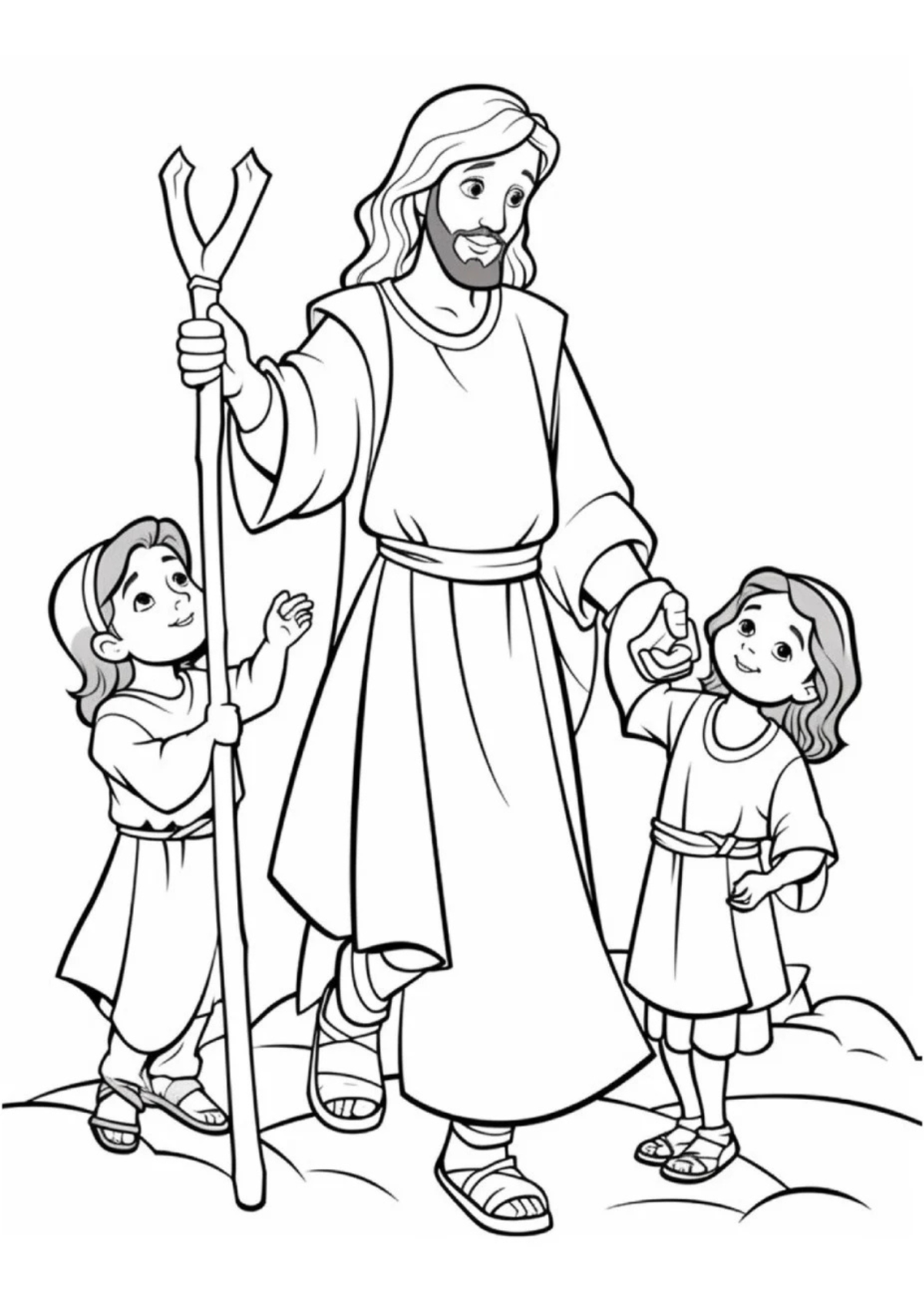 Desenho para Colorir Bíblico