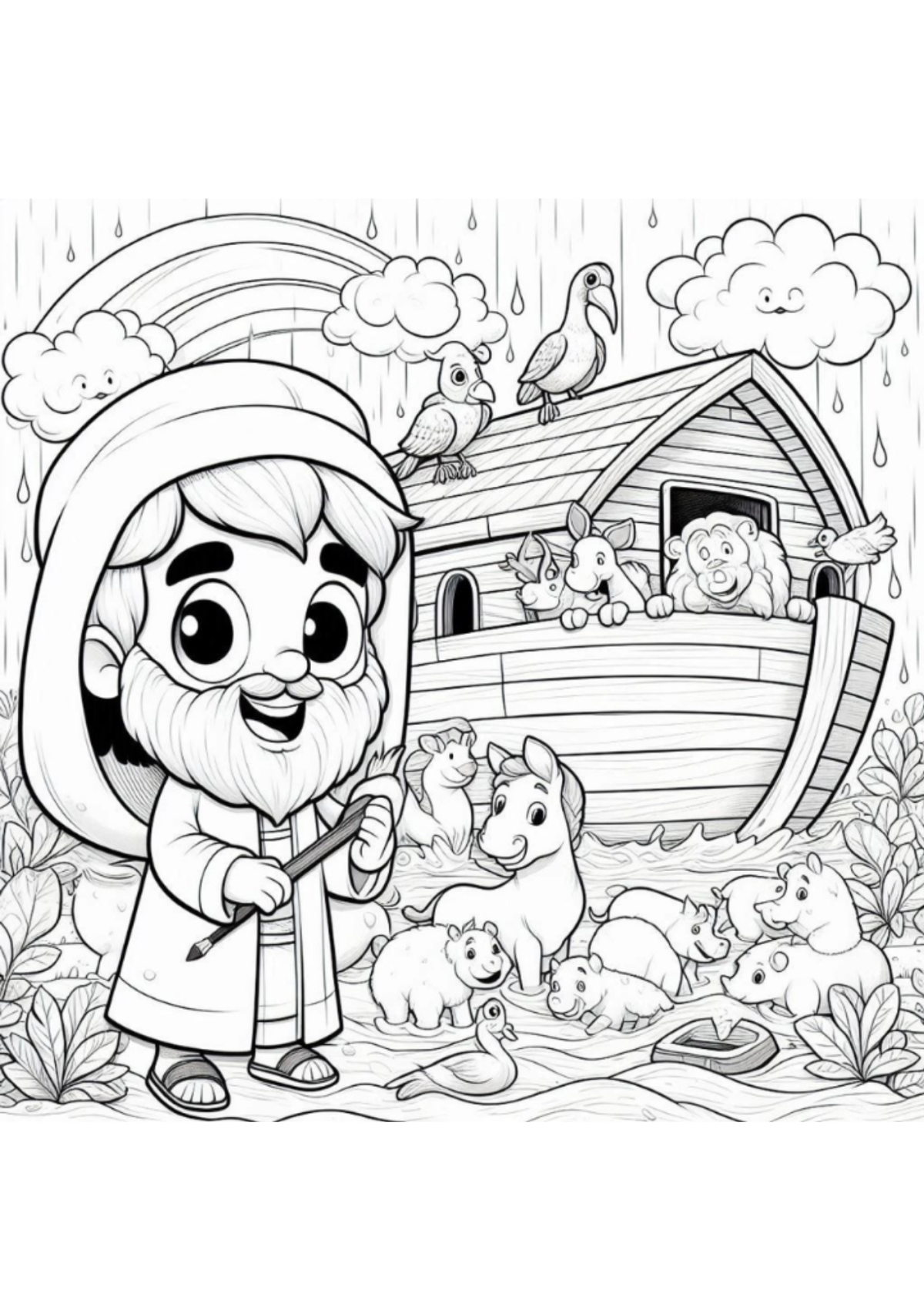 Desenho para Colorir Bíblico