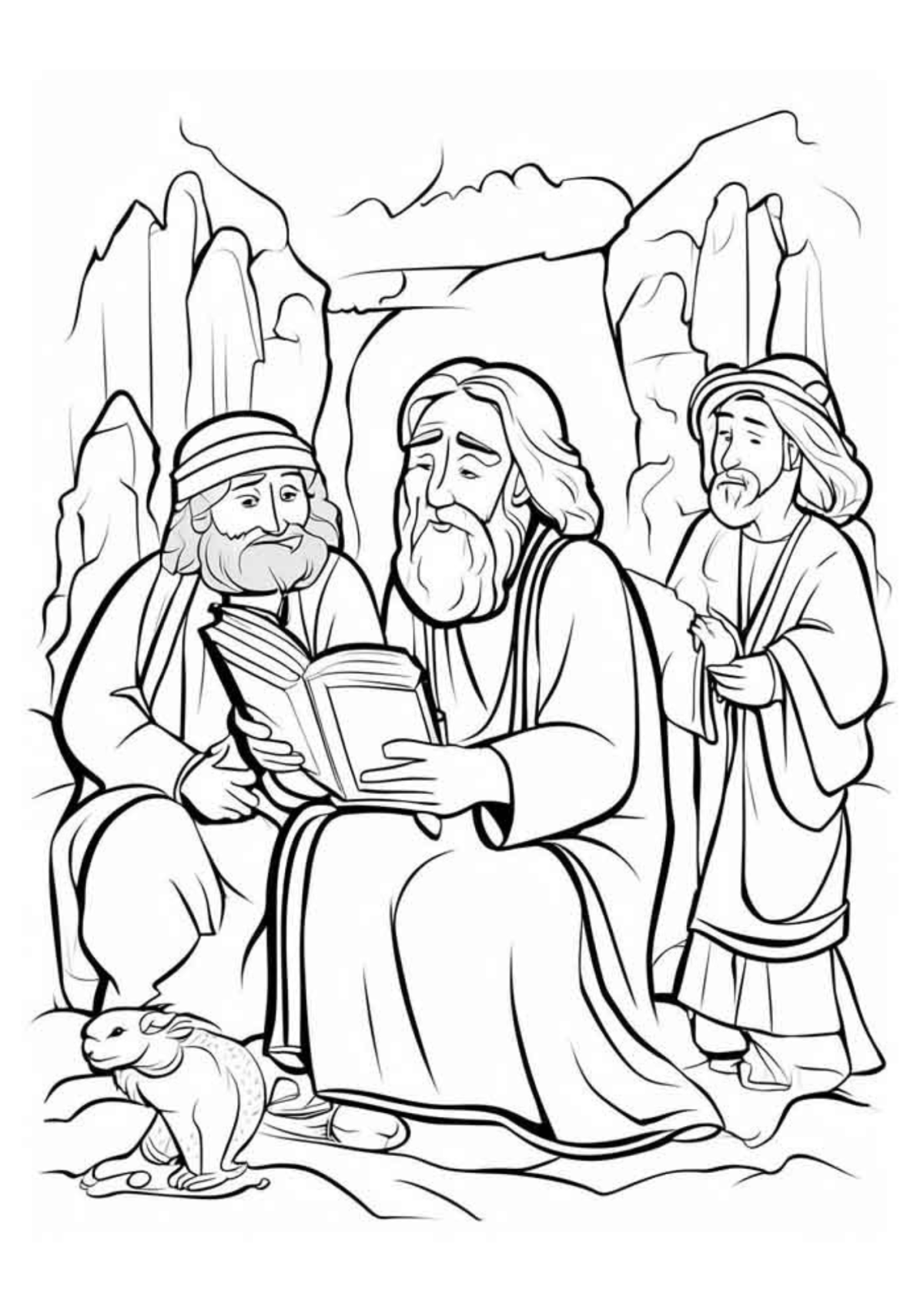 Desenho para Colorir Bíblico
