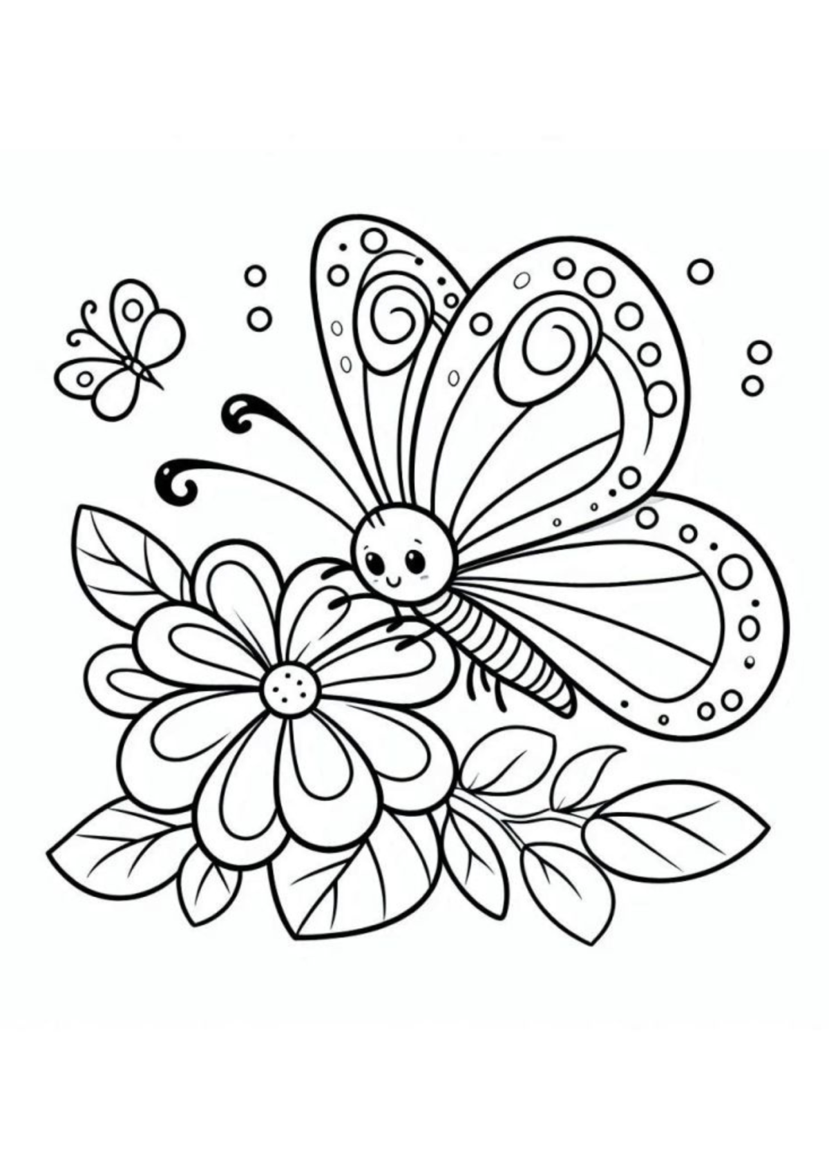 Desenho para Colorir Borboleta