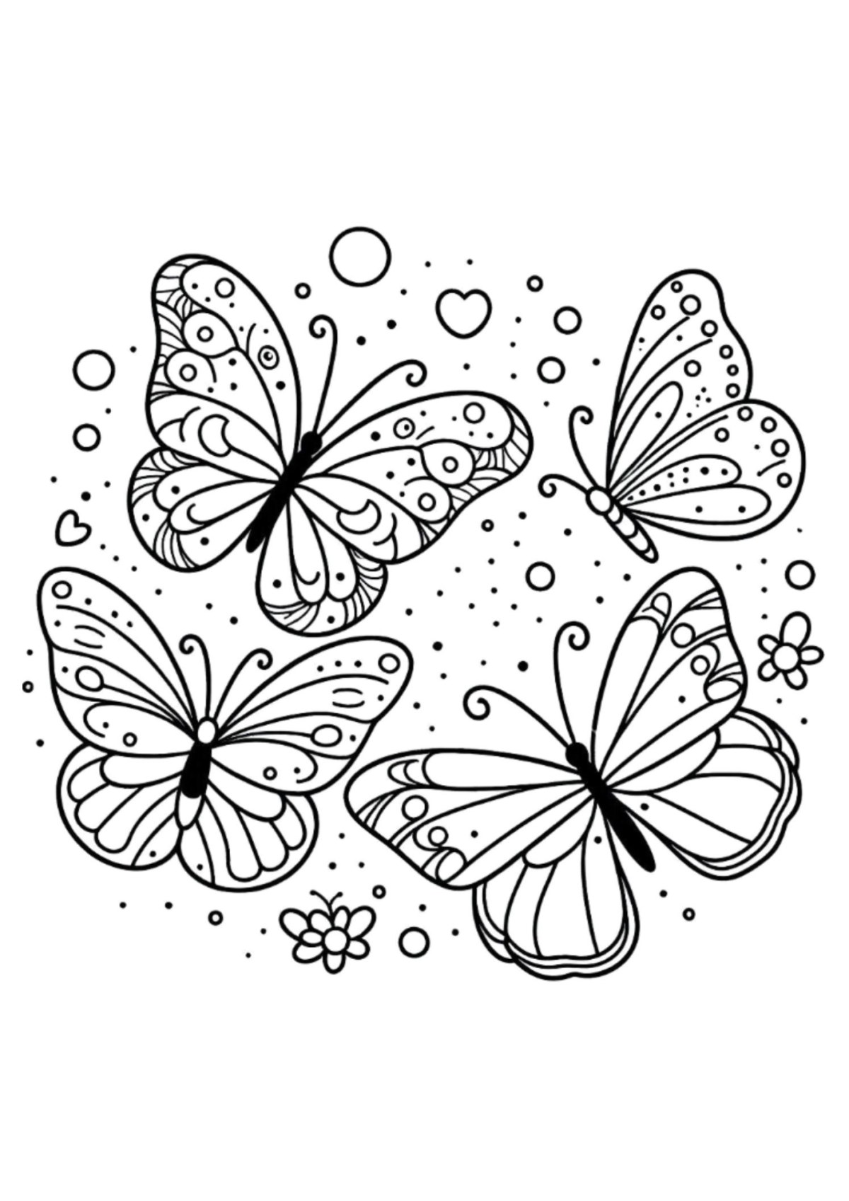 Desenho para Colorir Borboleta