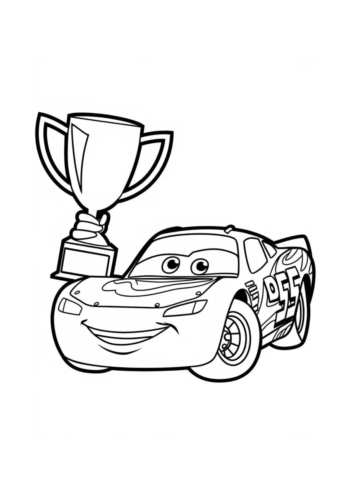 Desenho para Colorir Carros