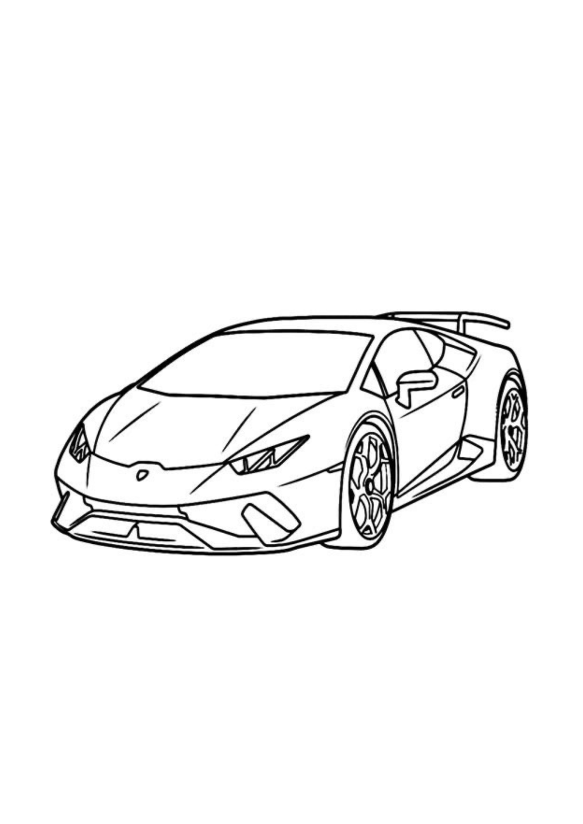 Desenho para Colorir Carros