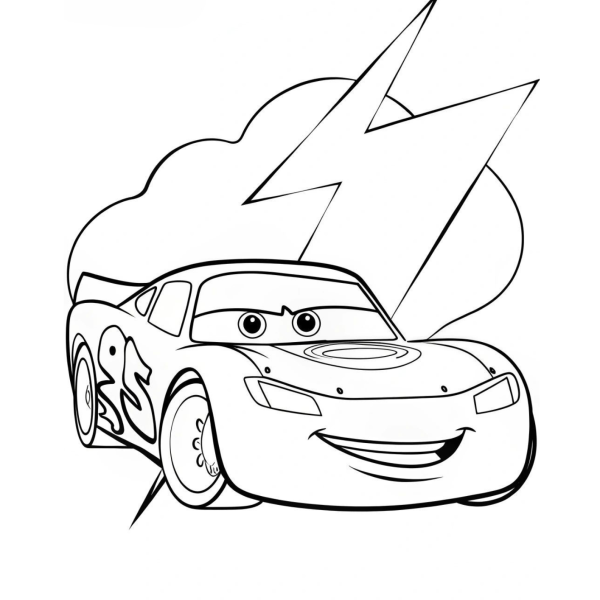 Desenho para Colorir Carros