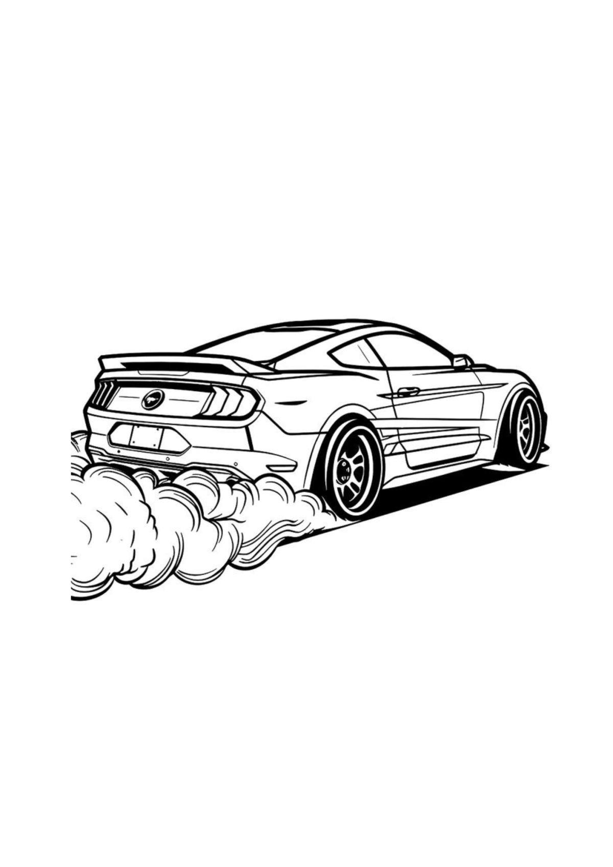 Desenho para Colorir Carros