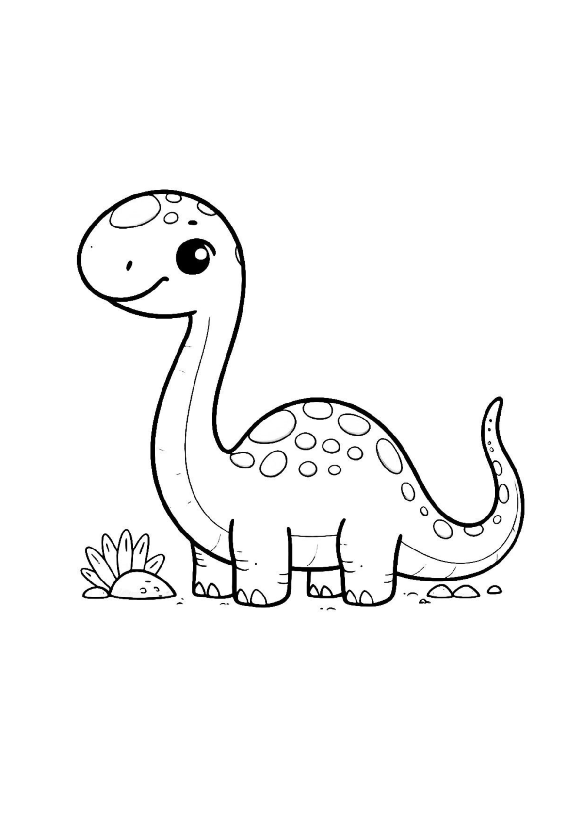 Desenho para Colorir Dinossauros