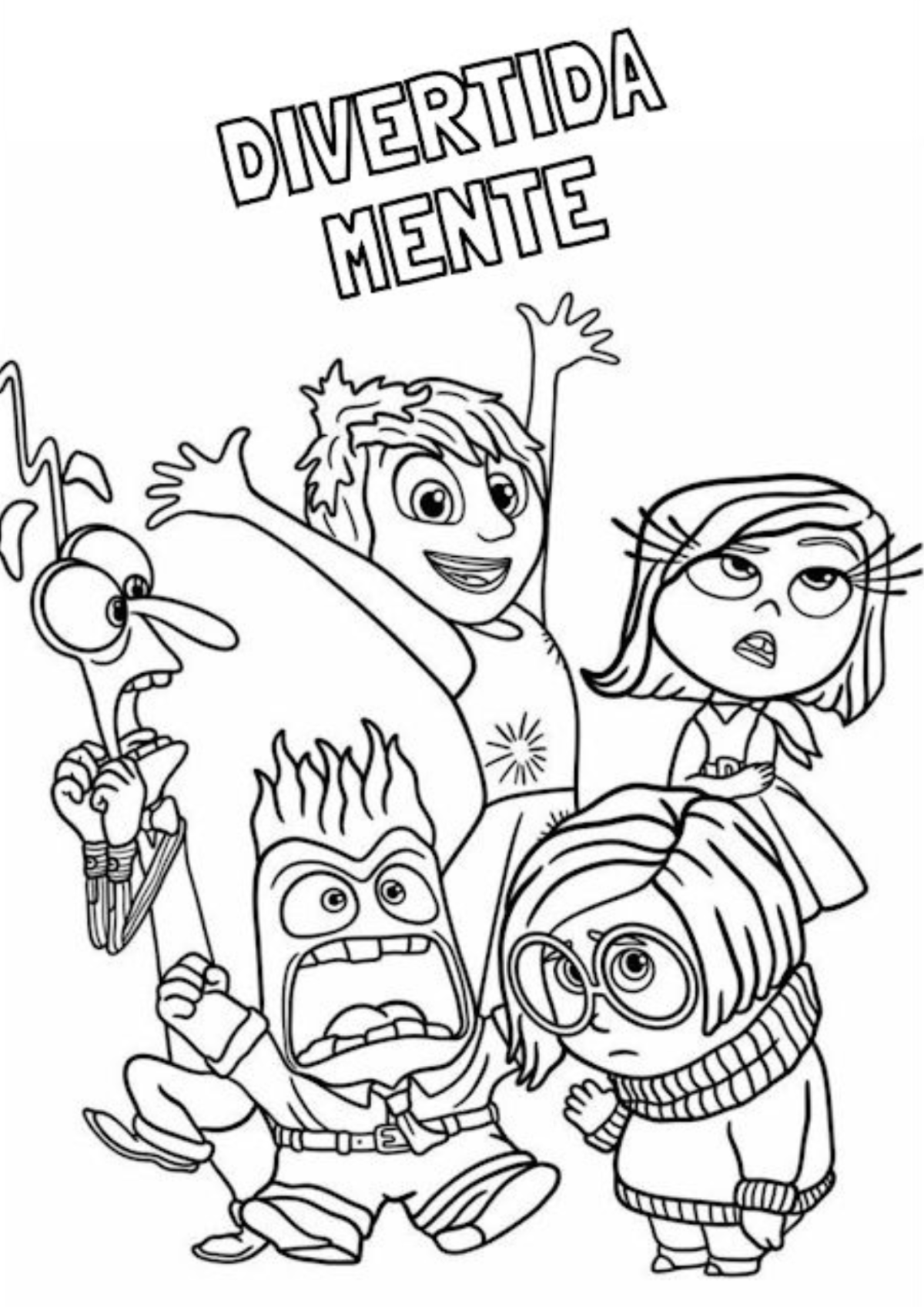 Desenho para Colorir Divertidamente