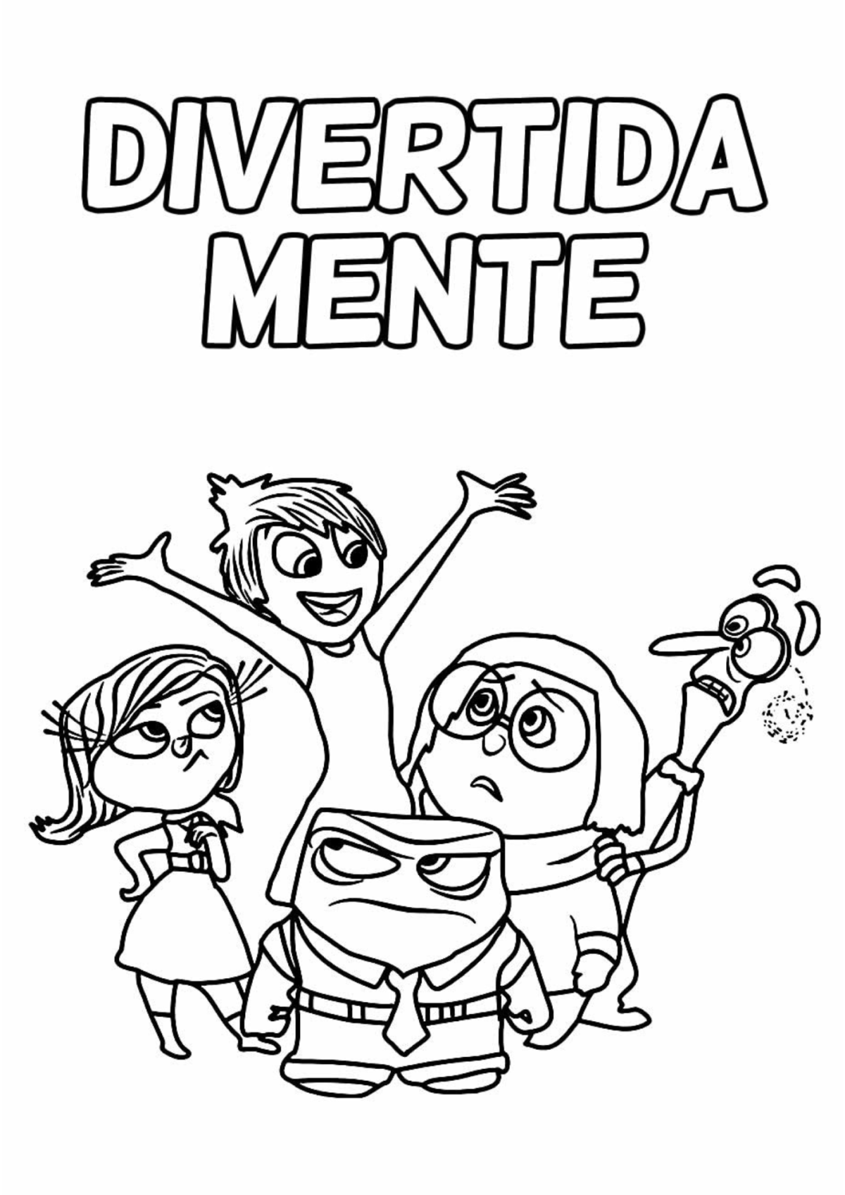 Desenho para Colorir Divertidamente