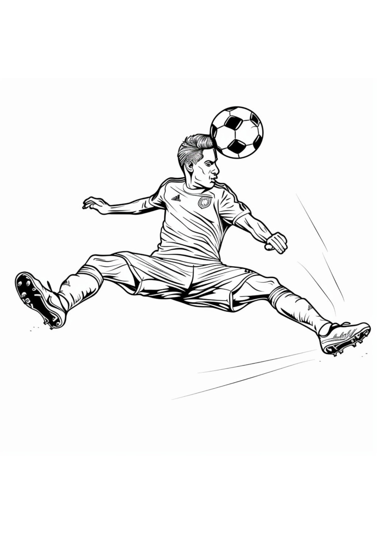 Desenho para Colorir Futebol