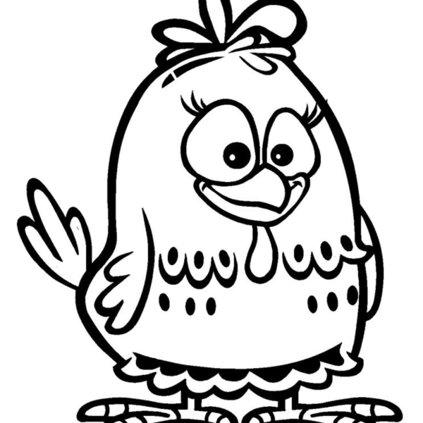 Desenho para Colorir Galinha Pintadinha