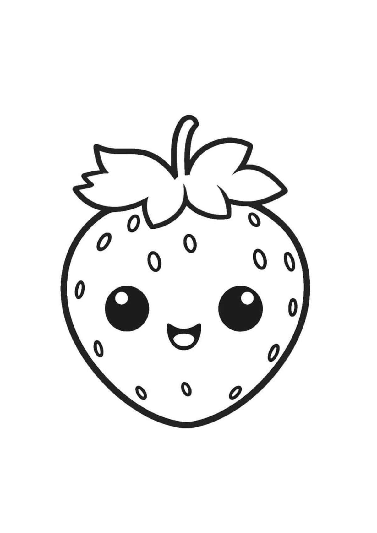 Desenho para Colorir Kawaii