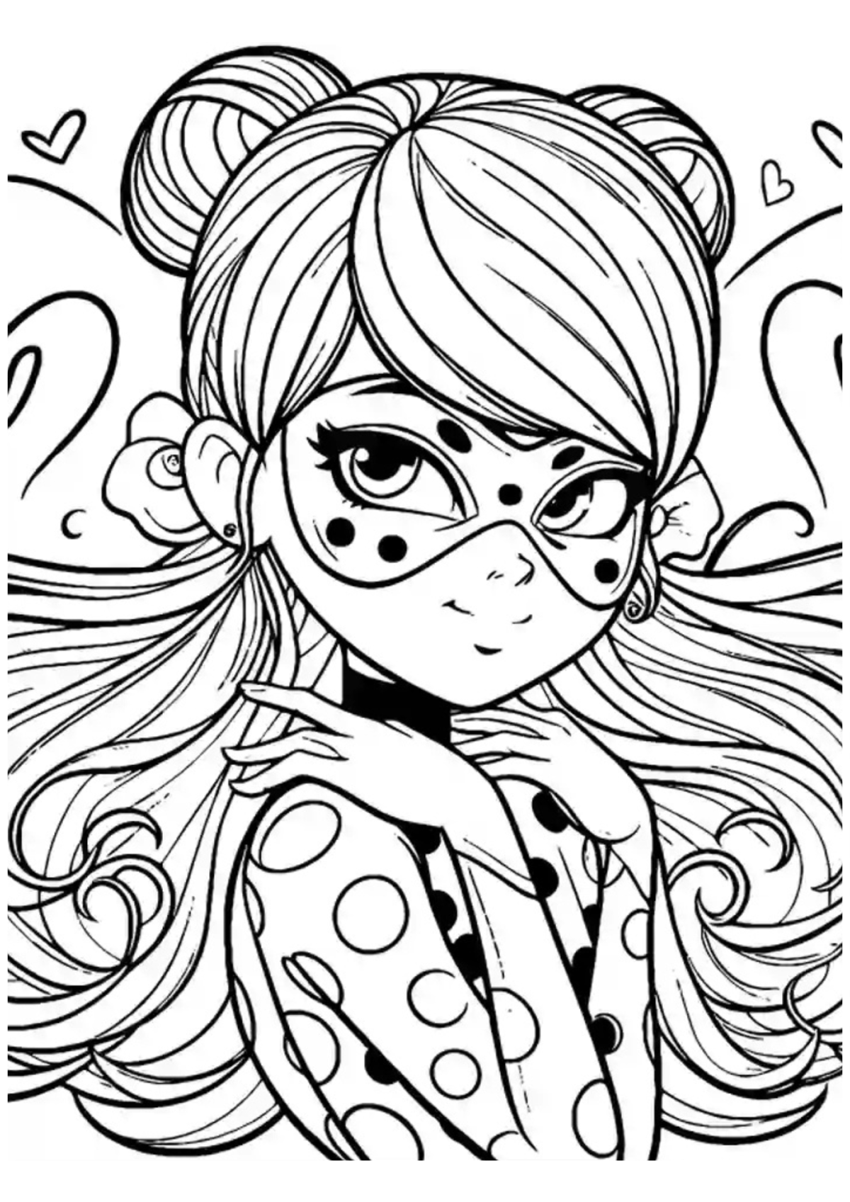 Desenho para Colorir Ladybug
