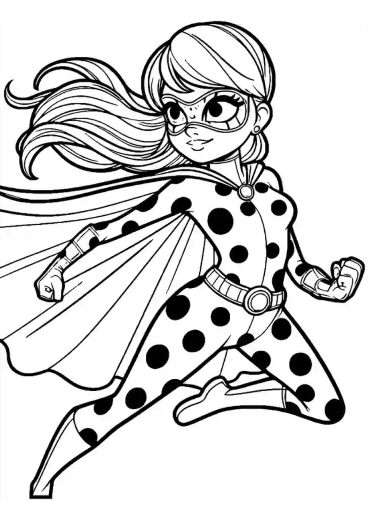 Desenho para Colorir Ladybug