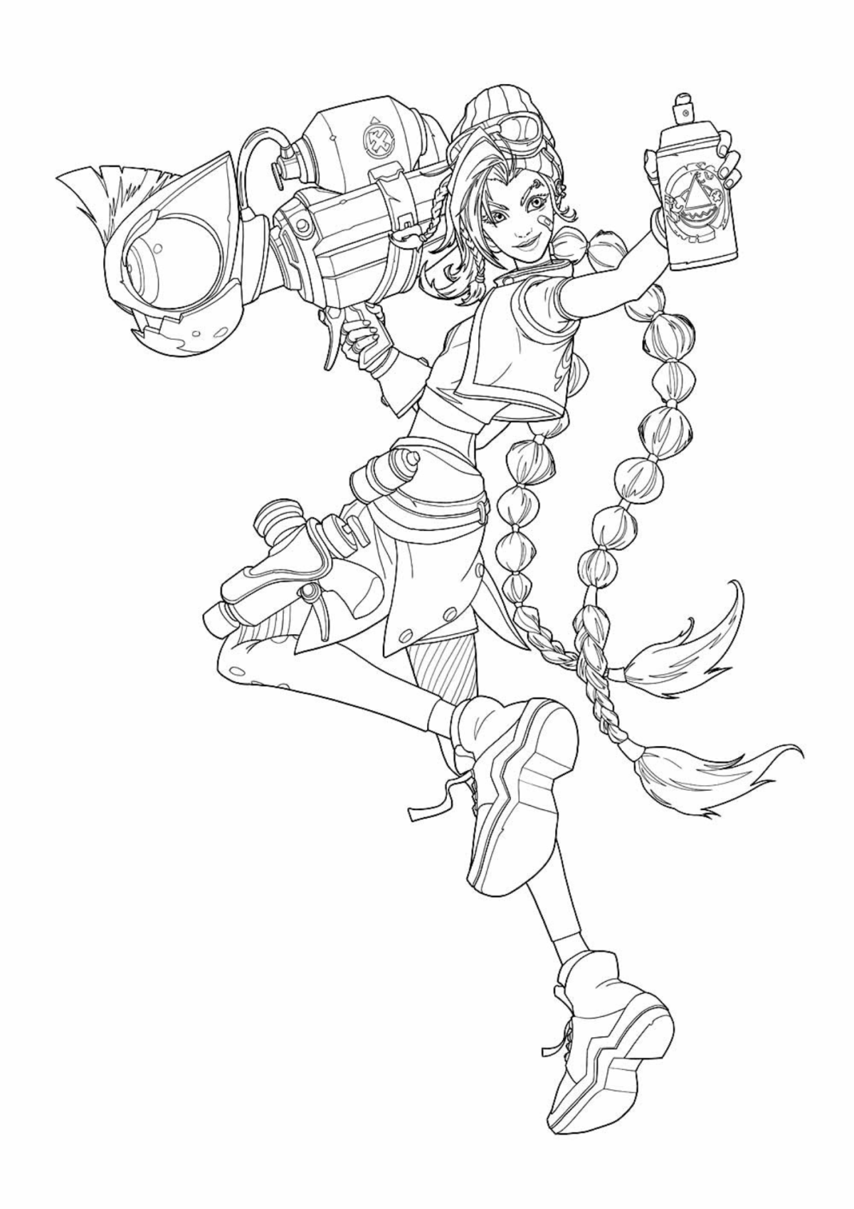 Desenho para Colorir LoL