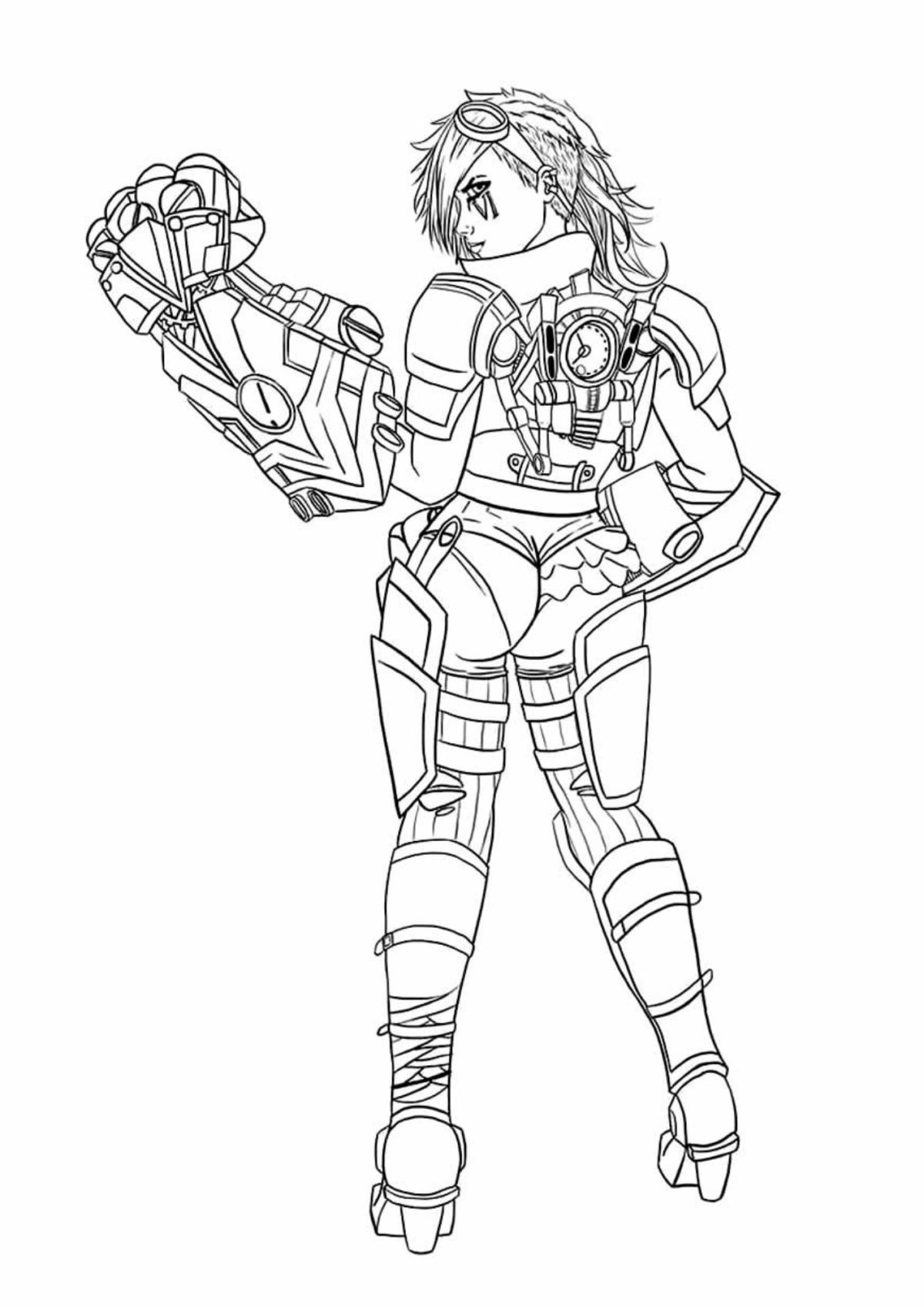 Desenho para Colorir LoL