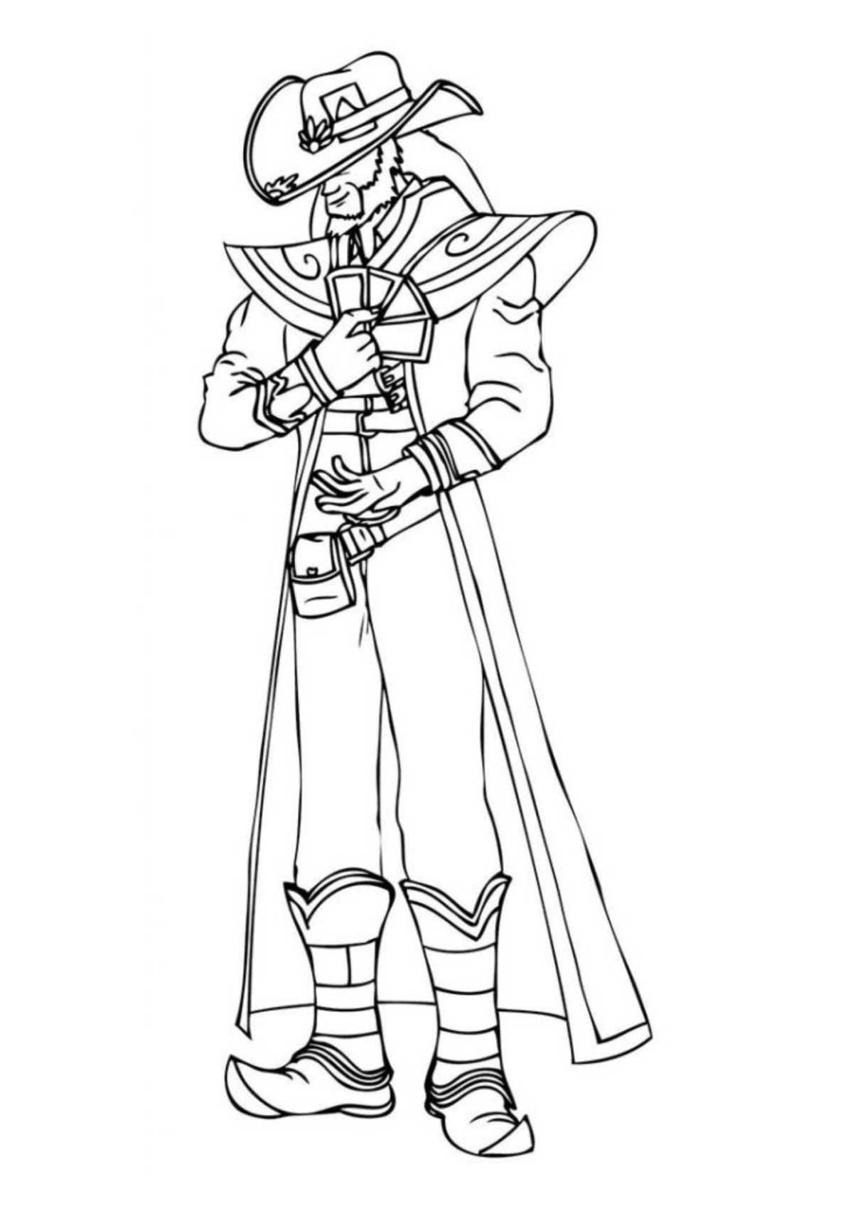 Desenho para Colorir LoL