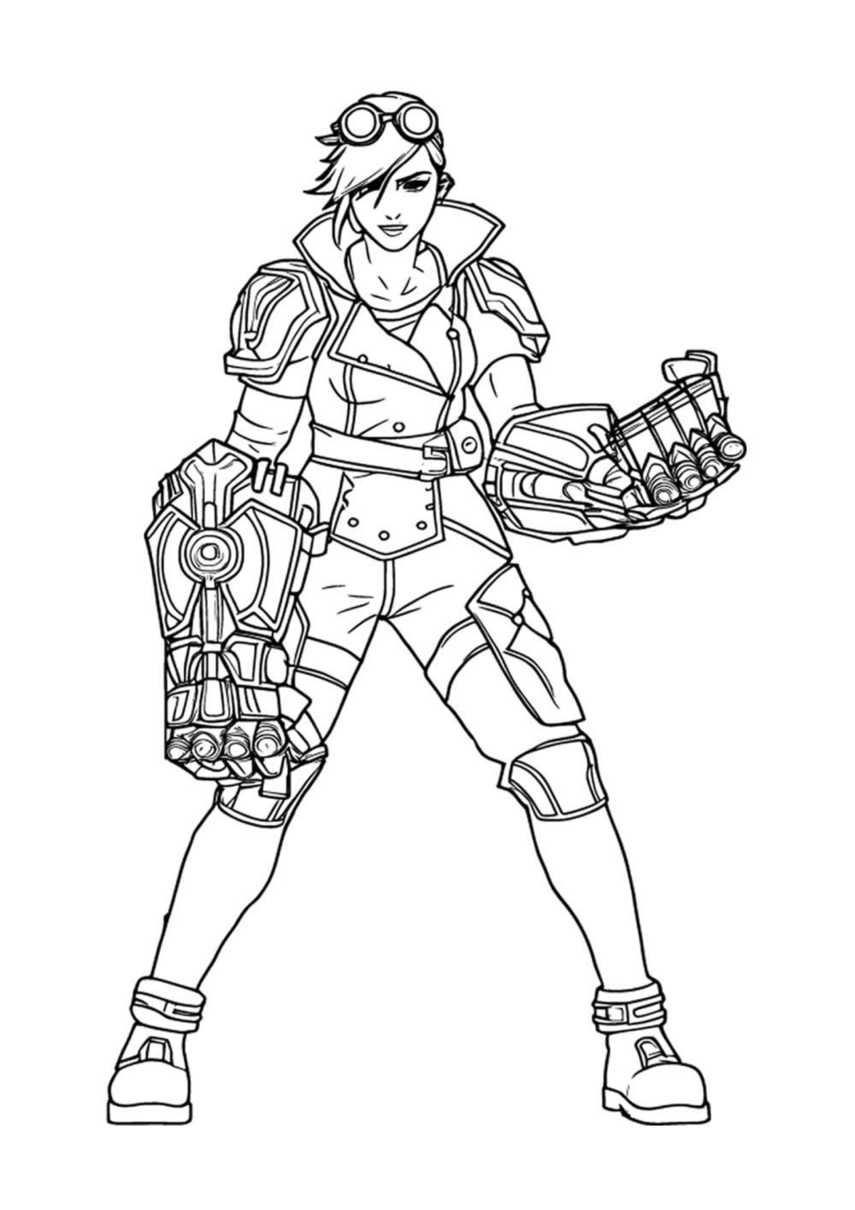 Desenho para Colorir LoL