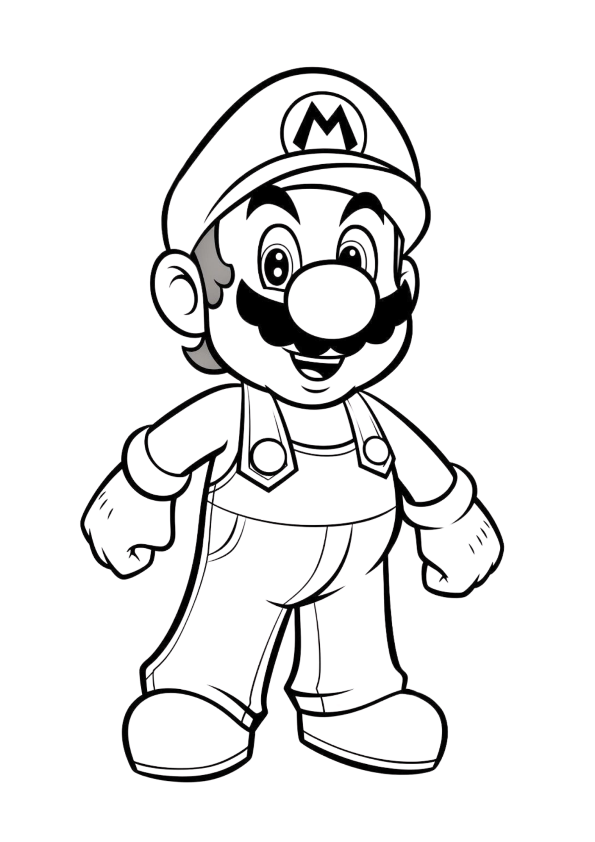 Desenho para Colorir Meninos