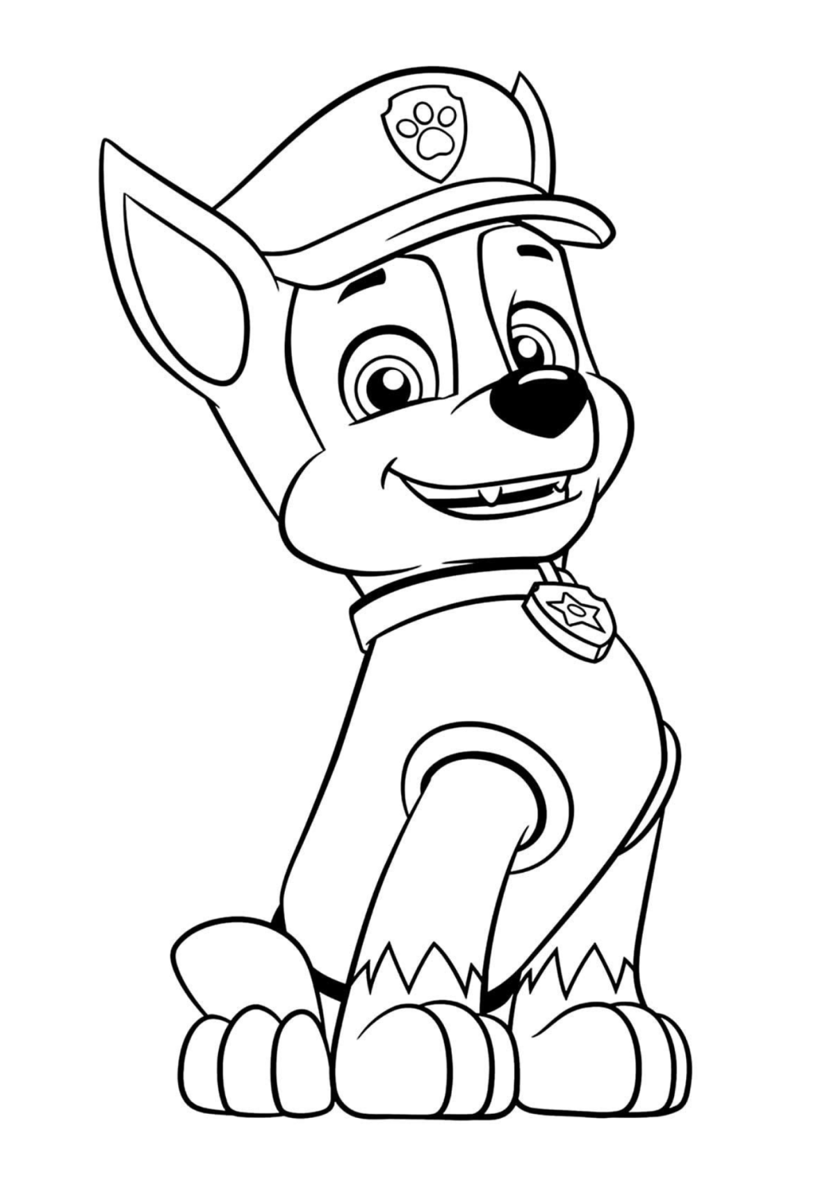 Desenho para Colorir Meninos