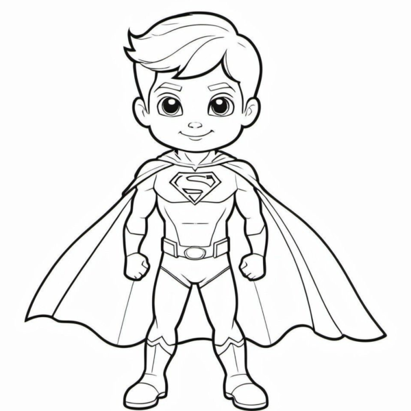 Desenho para Colorir Meninos