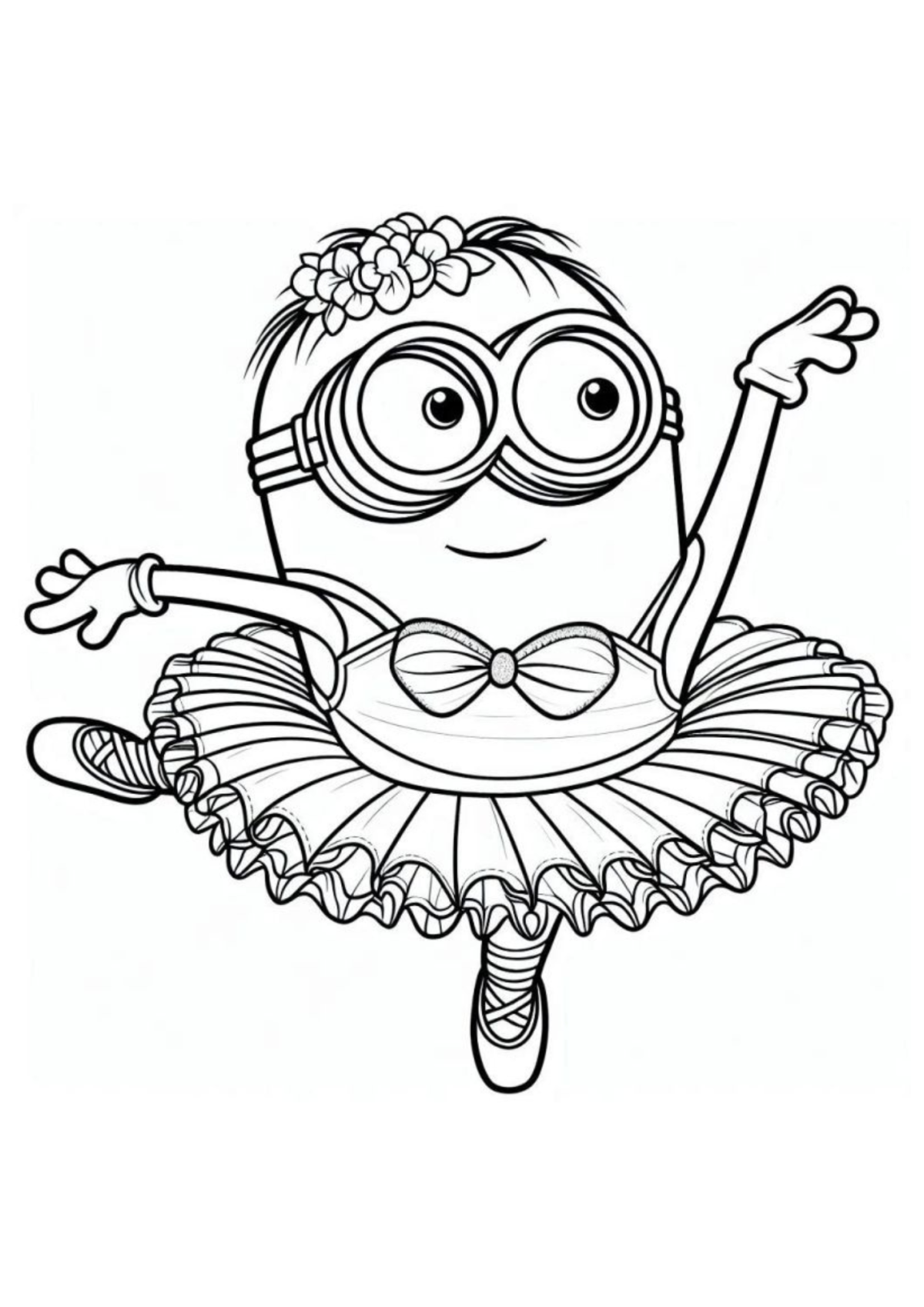 Desenho para Colorir Minions