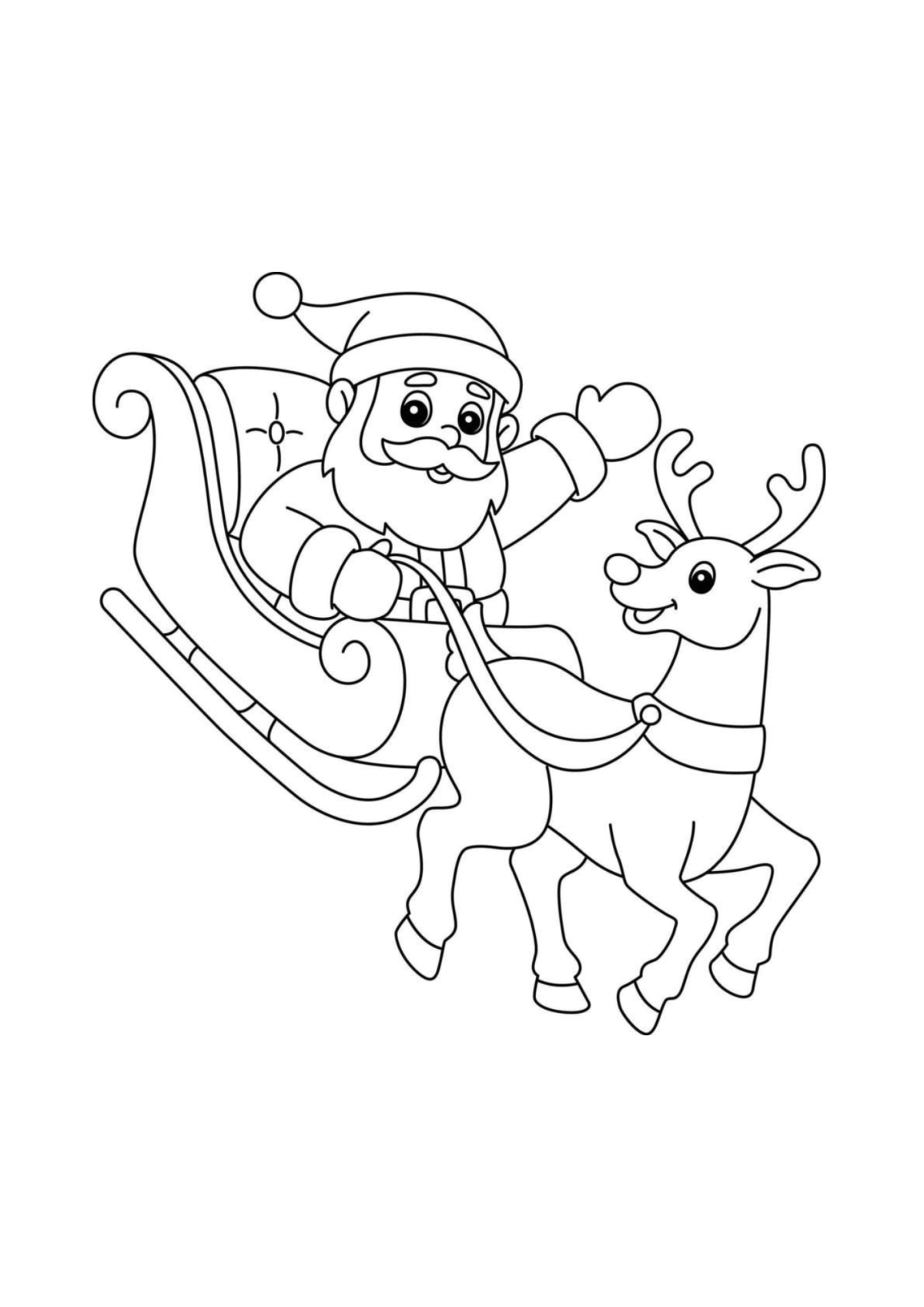 Desenho para Colorir Natal