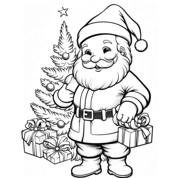 Desenho para Colorir Natal