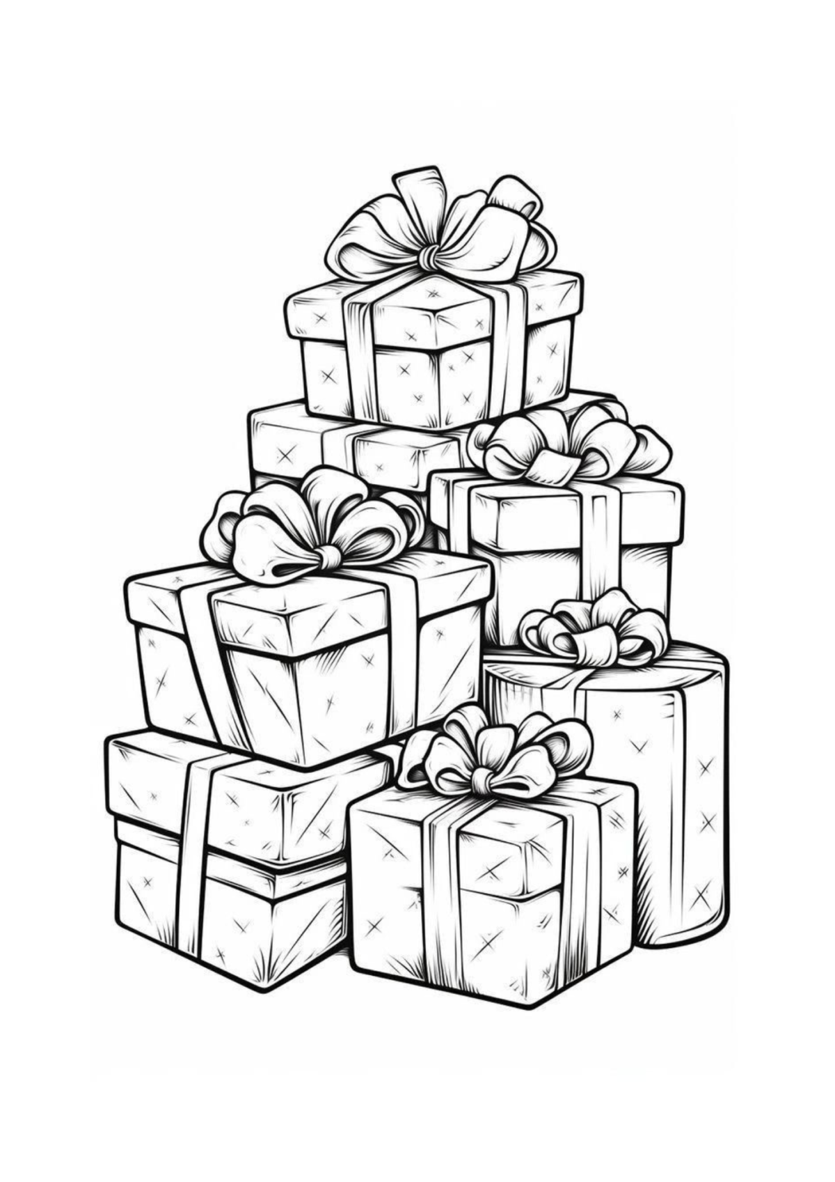 Desenho para Colorir Natal