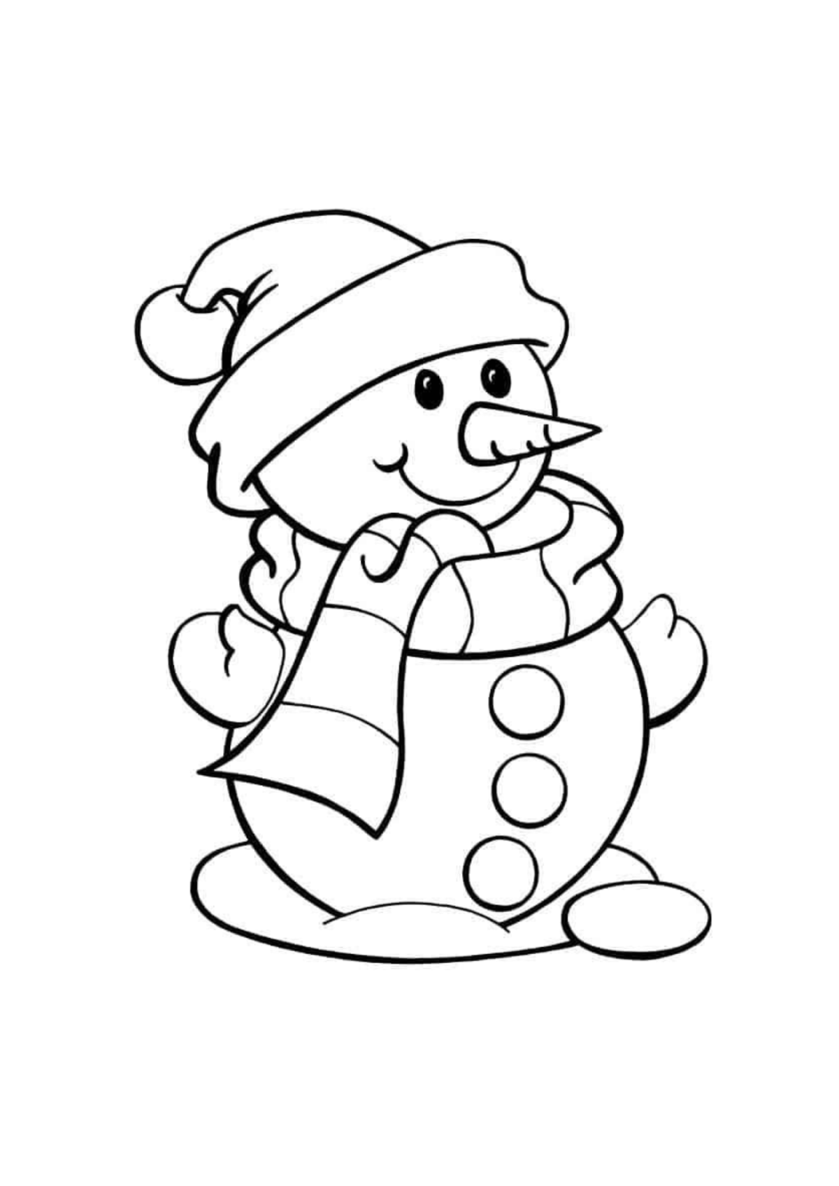 Desenho para Colorir Natal
