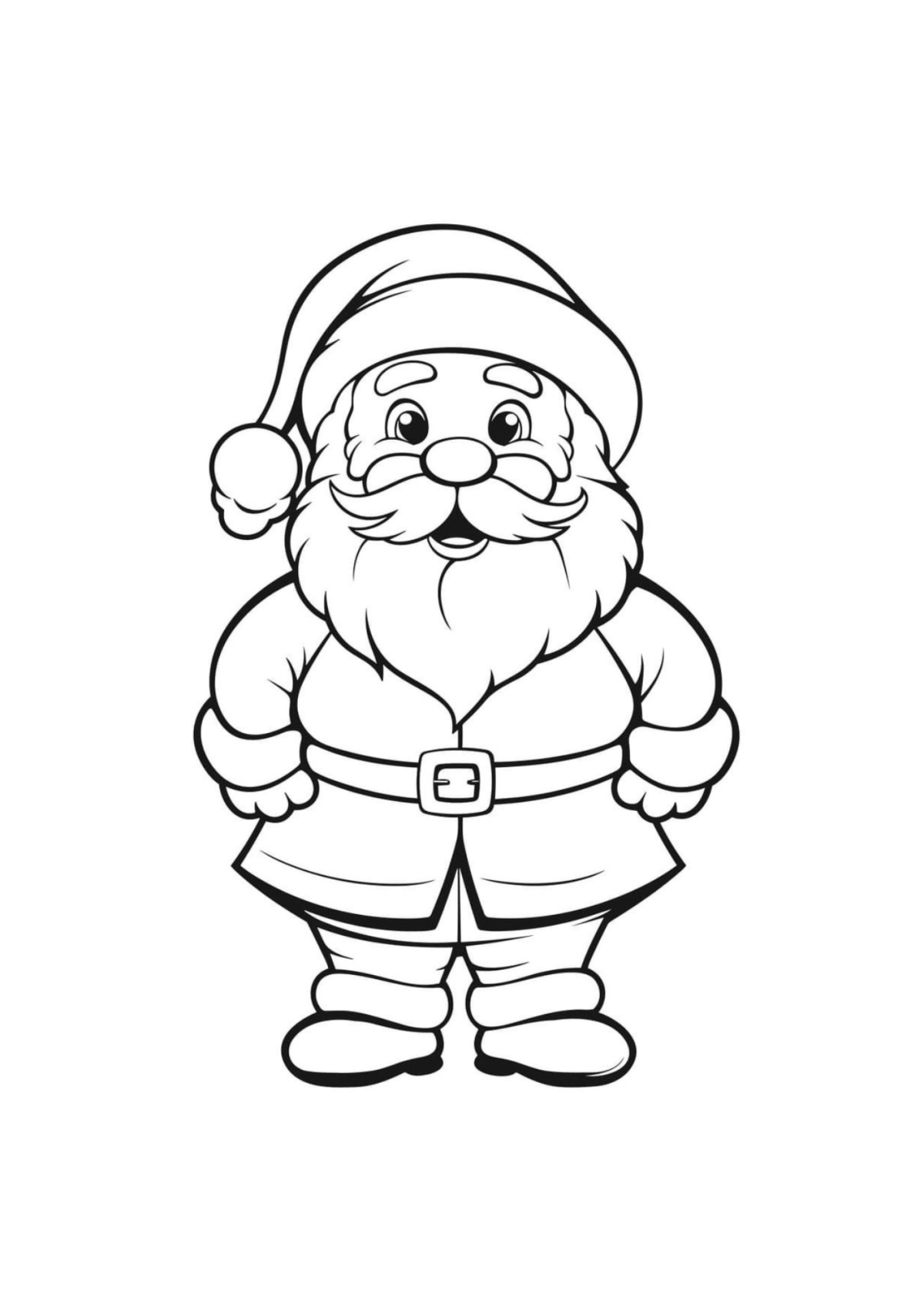 Desenho para Colorir Natal