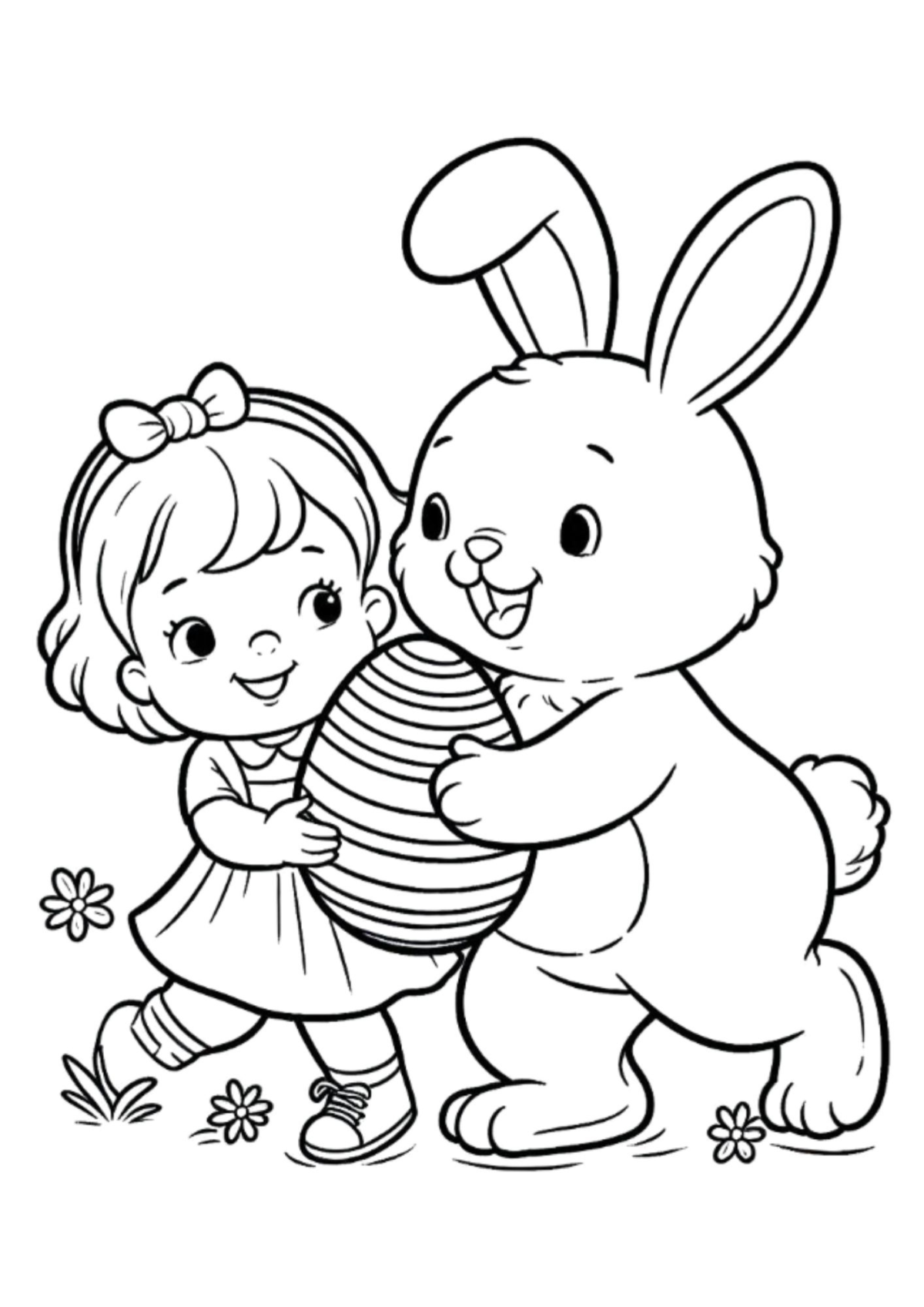 Desenho para Colorir Páscoa