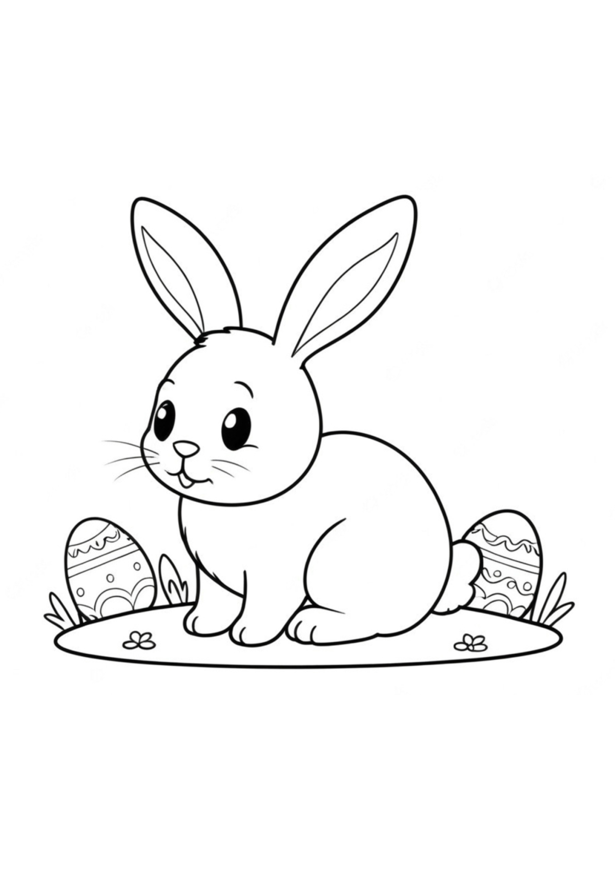 Desenho para Colorir Páscoa