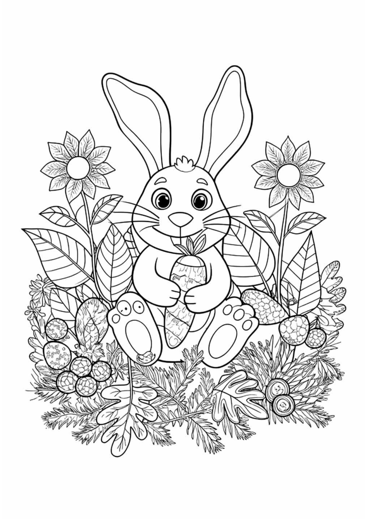 Desenho para Colorir Páscoa