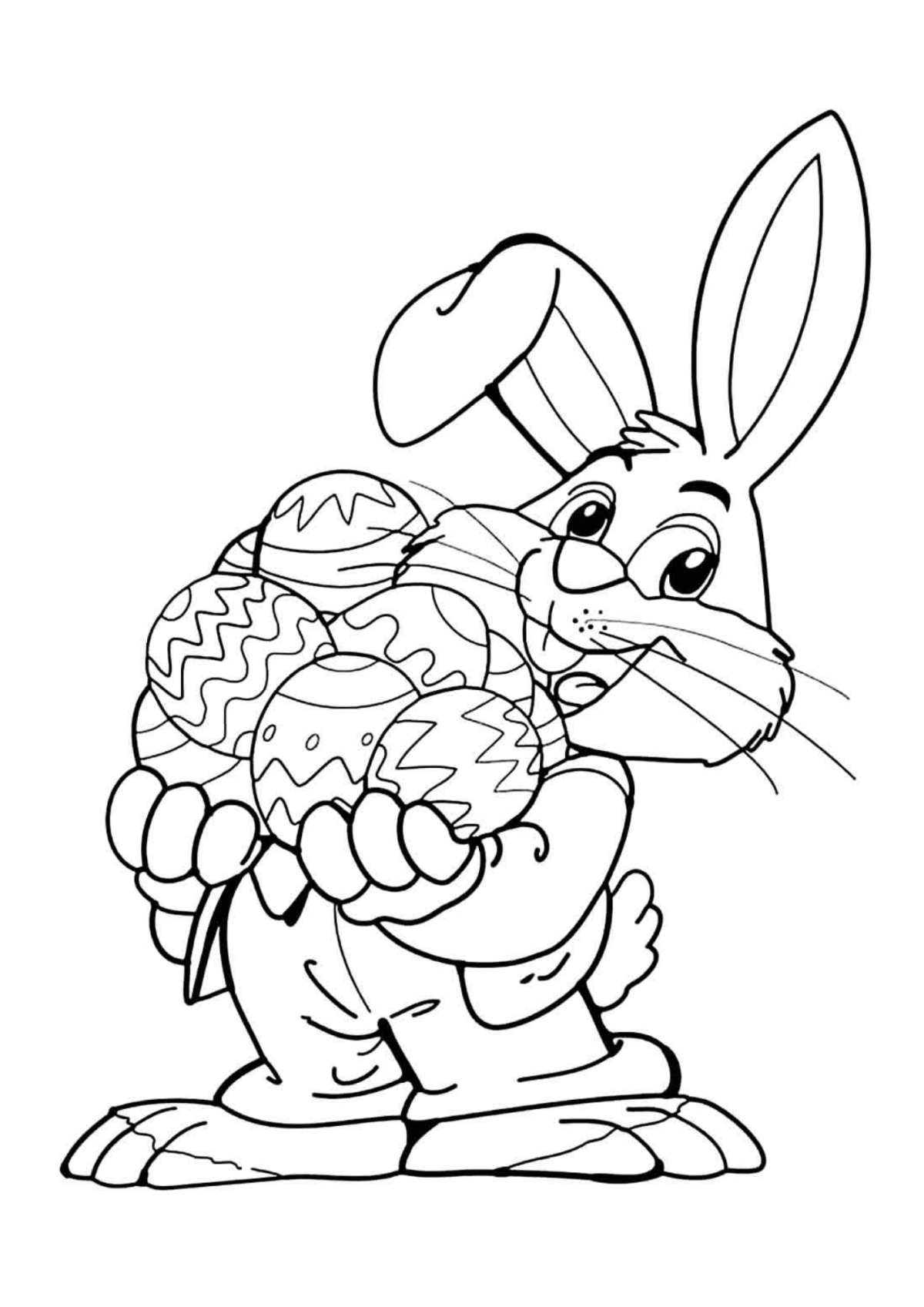 Desenho para Colorir Páscoa