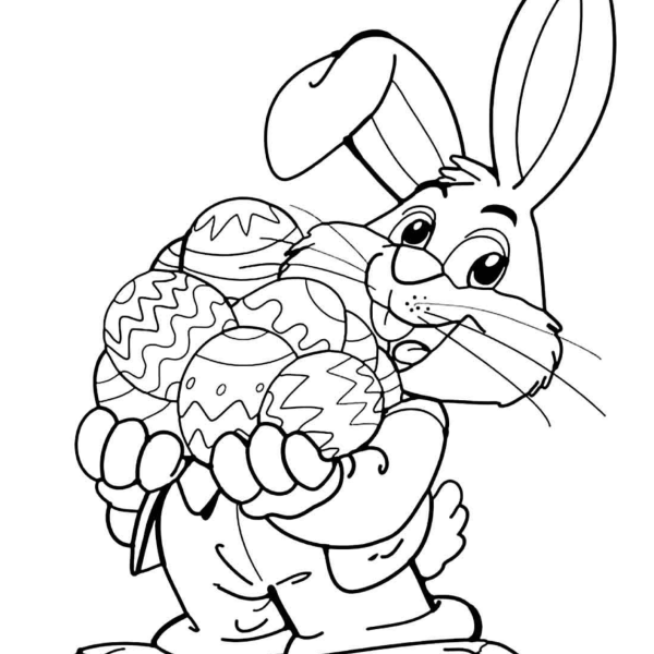 Desenho para Colorir Páscoa