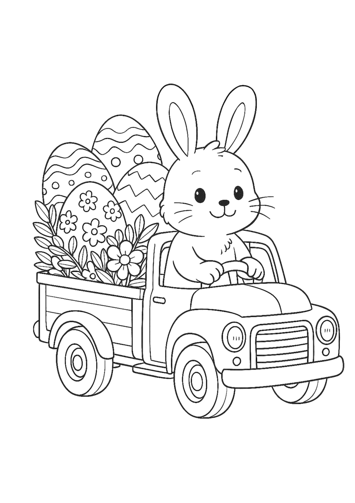 Desenho para Colorir Páscoa