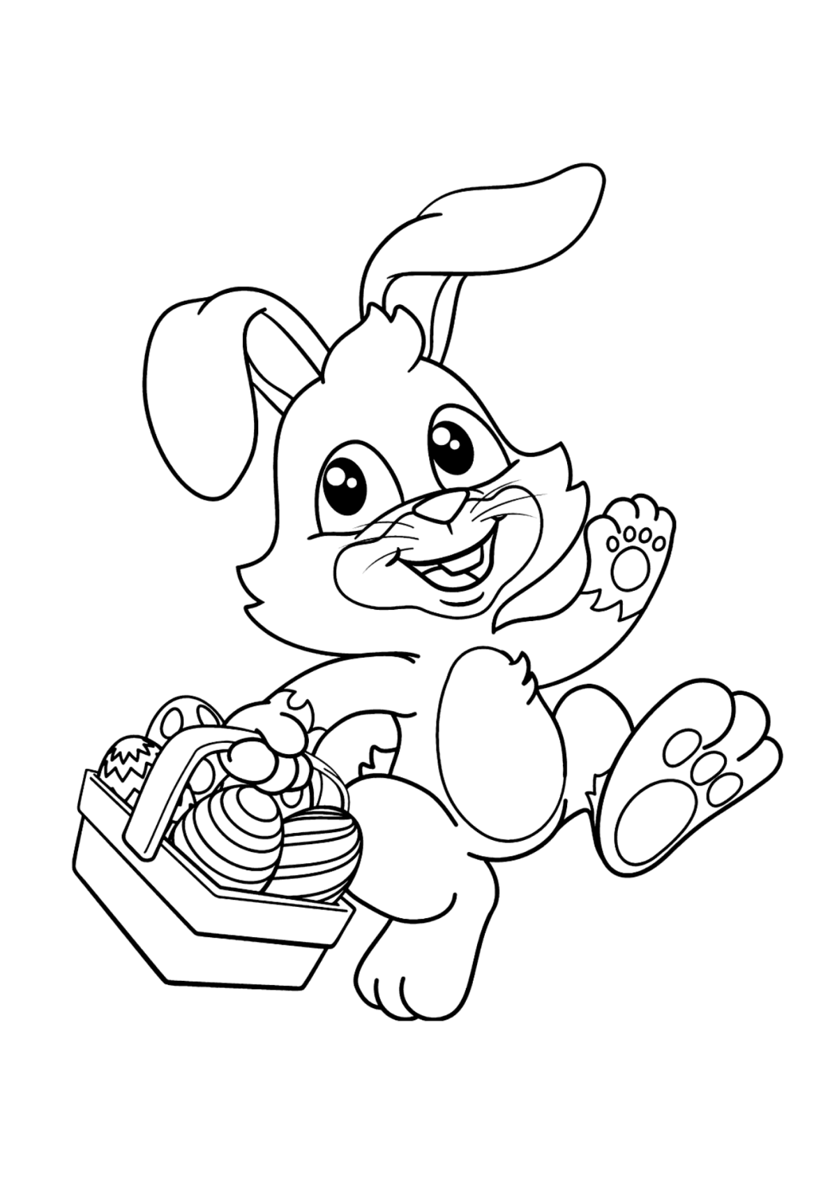 Desenho para Colorir Páscoa