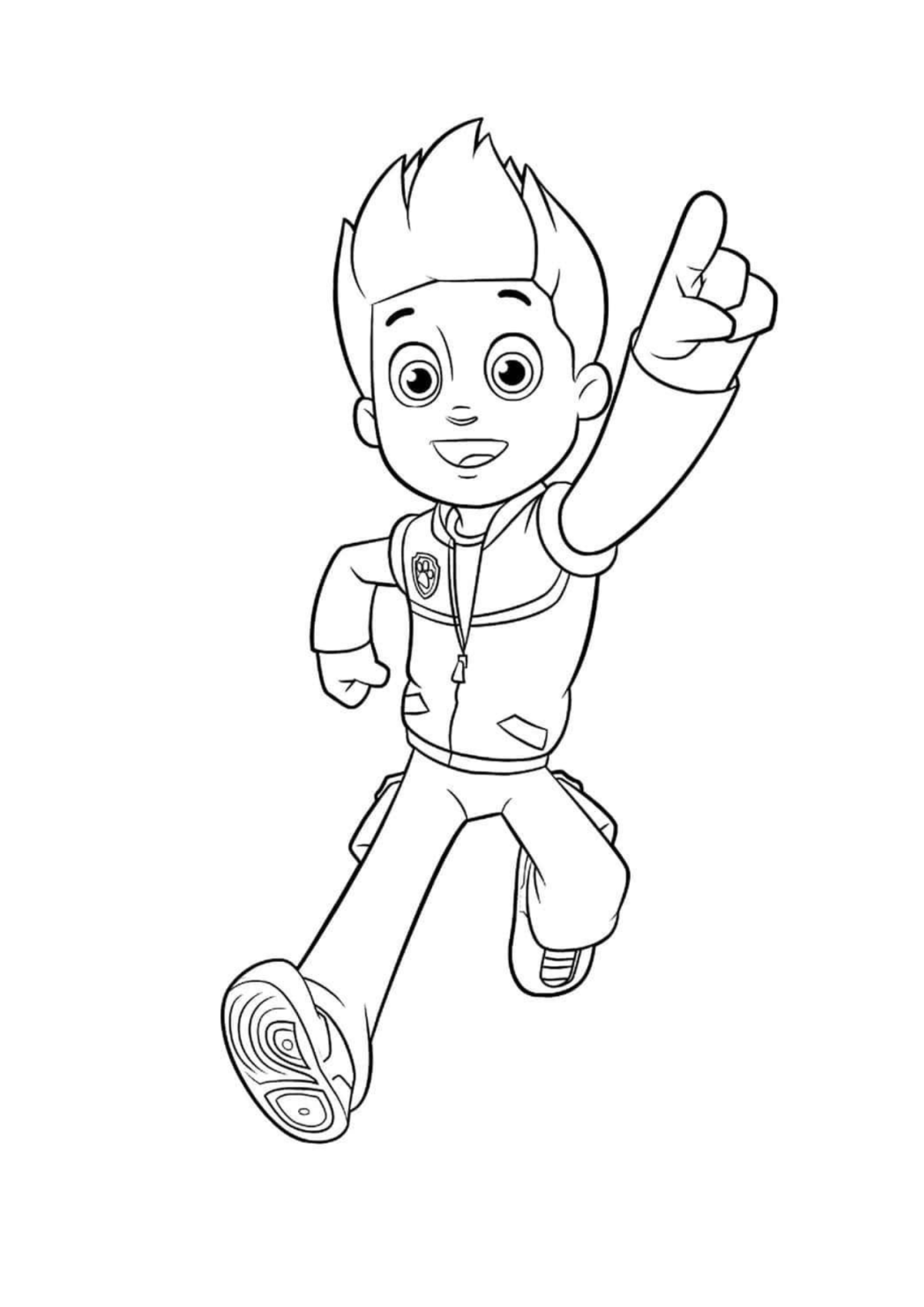 Desenho para Colorir Patrulha Canina