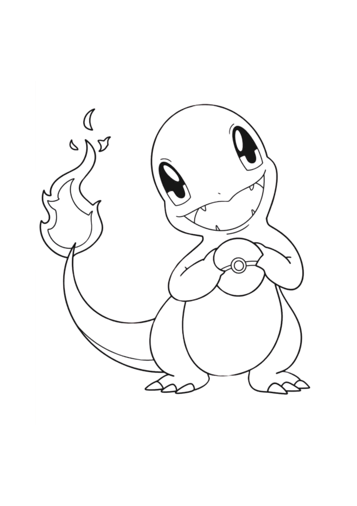 Desenho para Colorir Pokémon